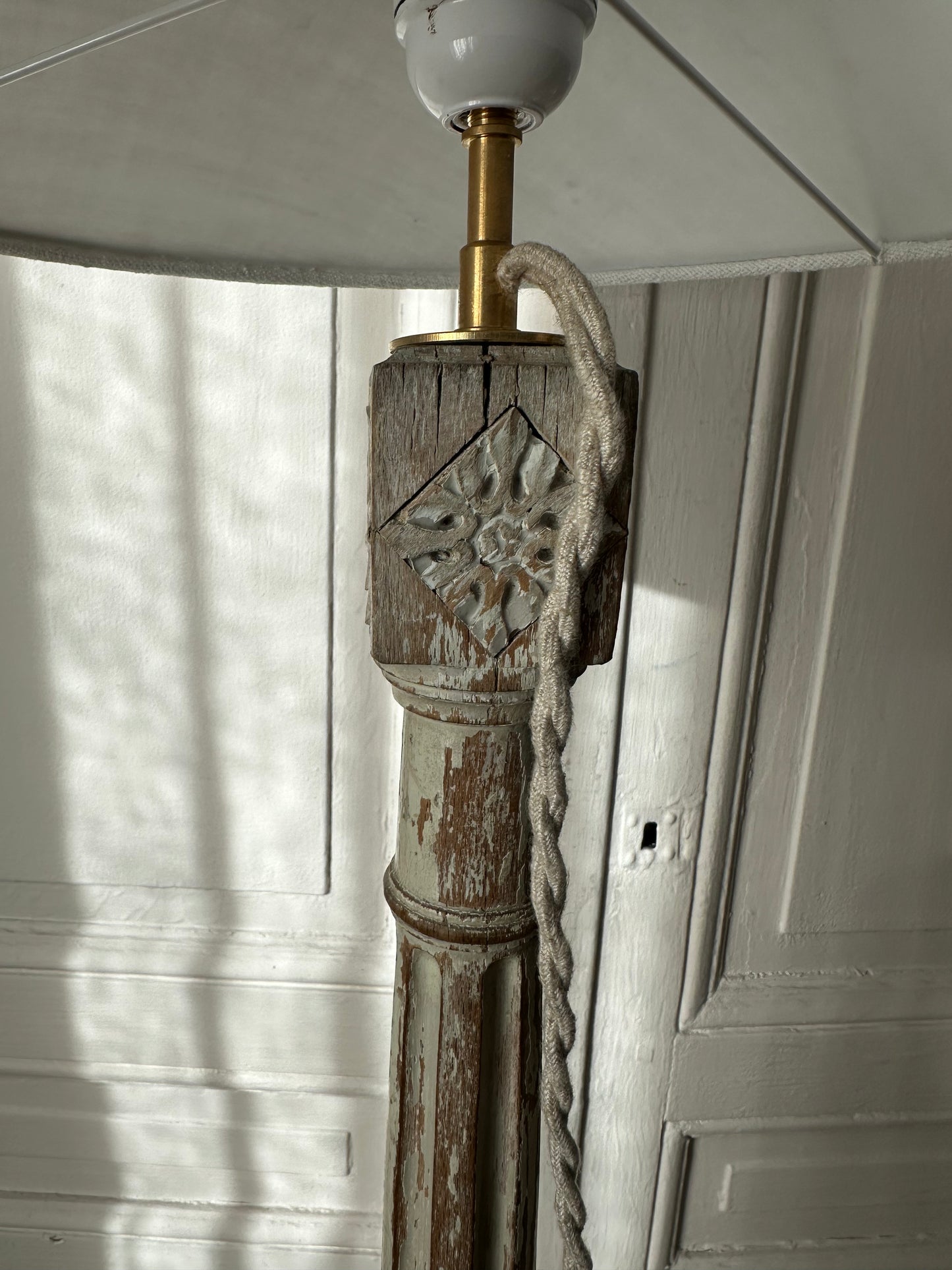 Paire de lampes balustres XIX eme siècle