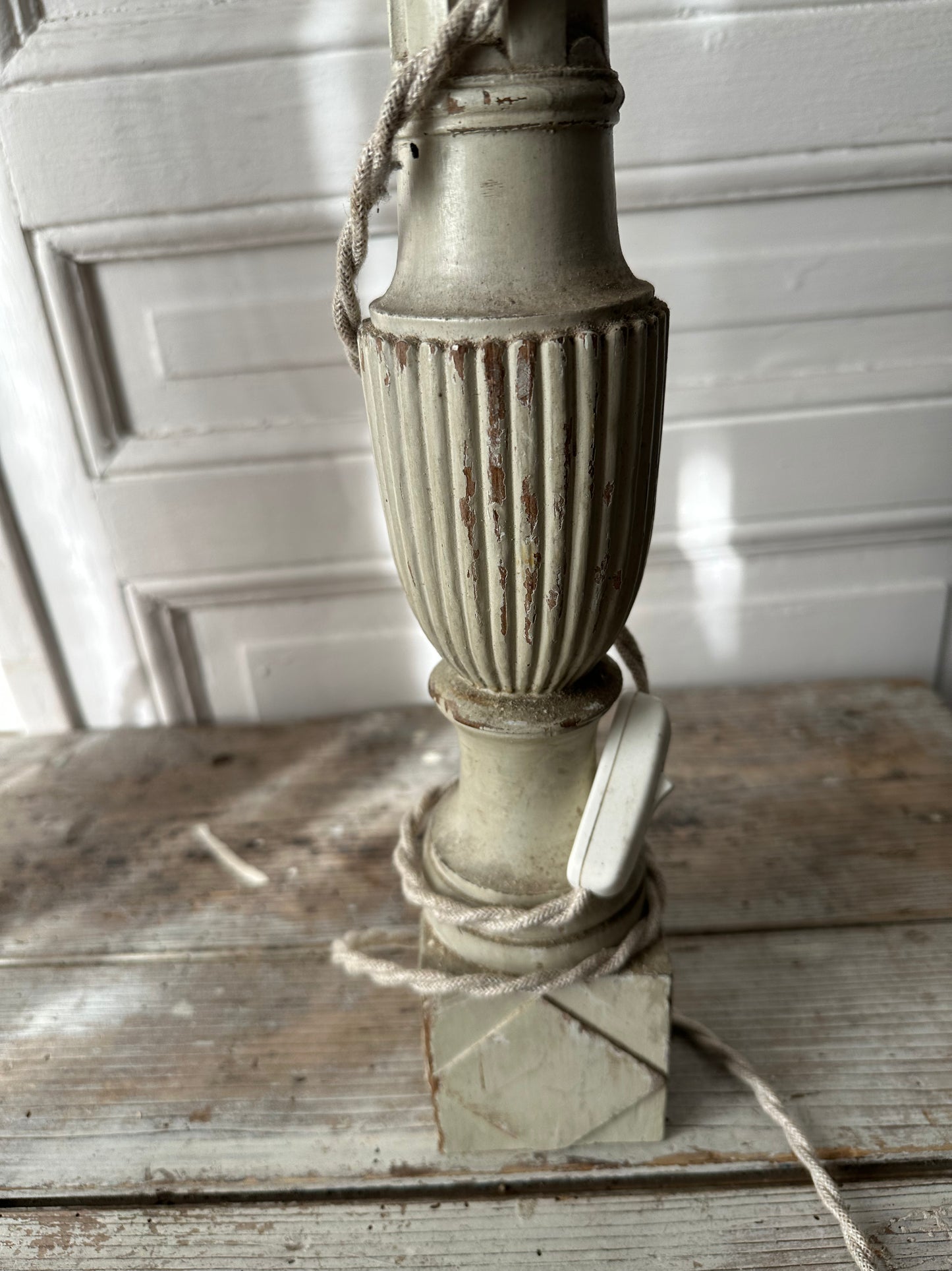 Paire de lampes balustres XIX eme siècle