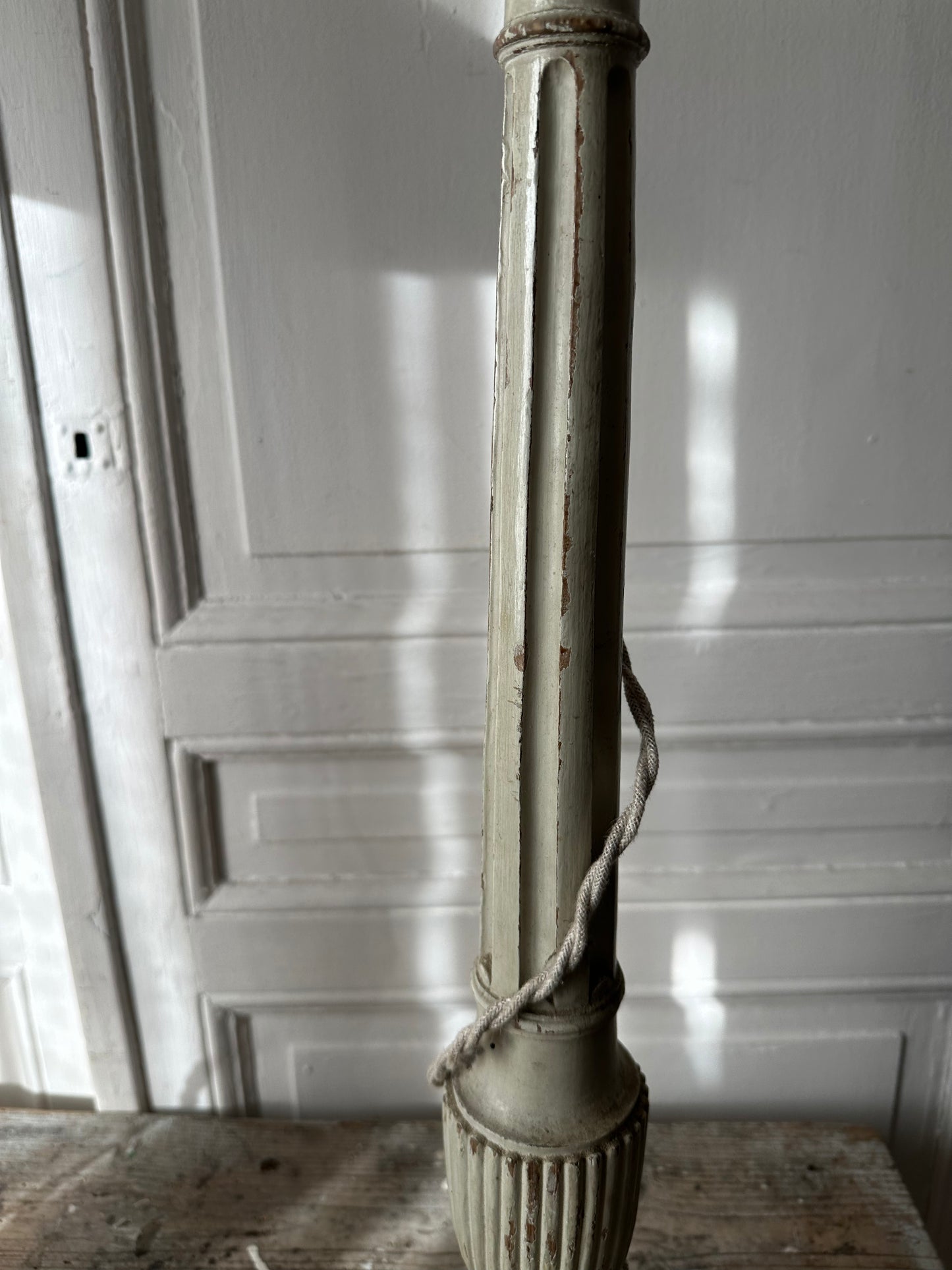 Paire de lampes balustres XIX eme siècle