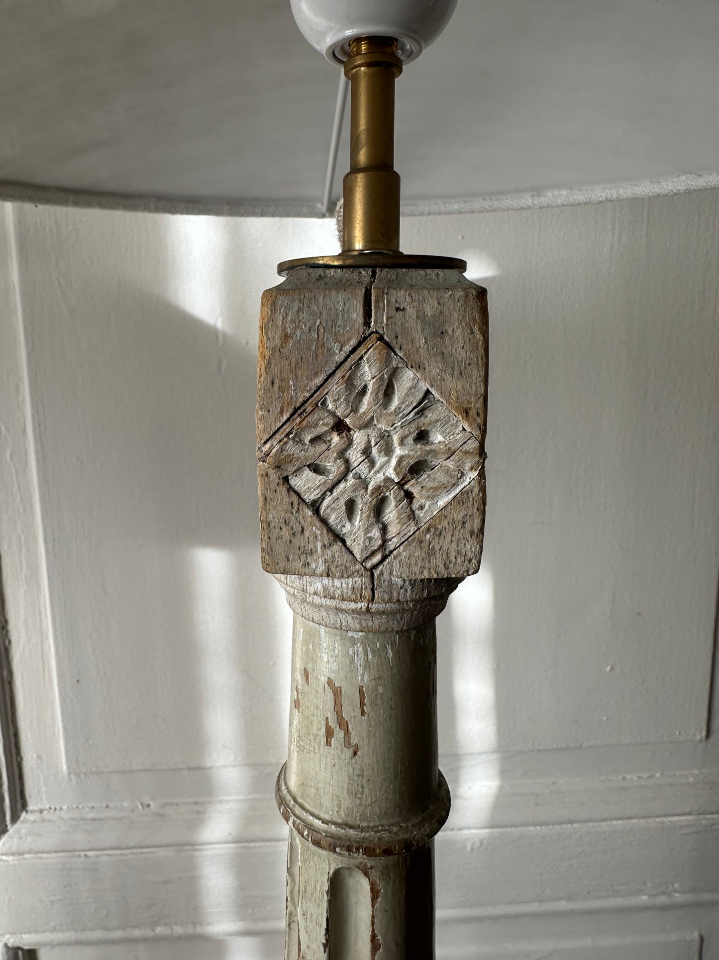 Paire de lampes balustres XIX eme siècle