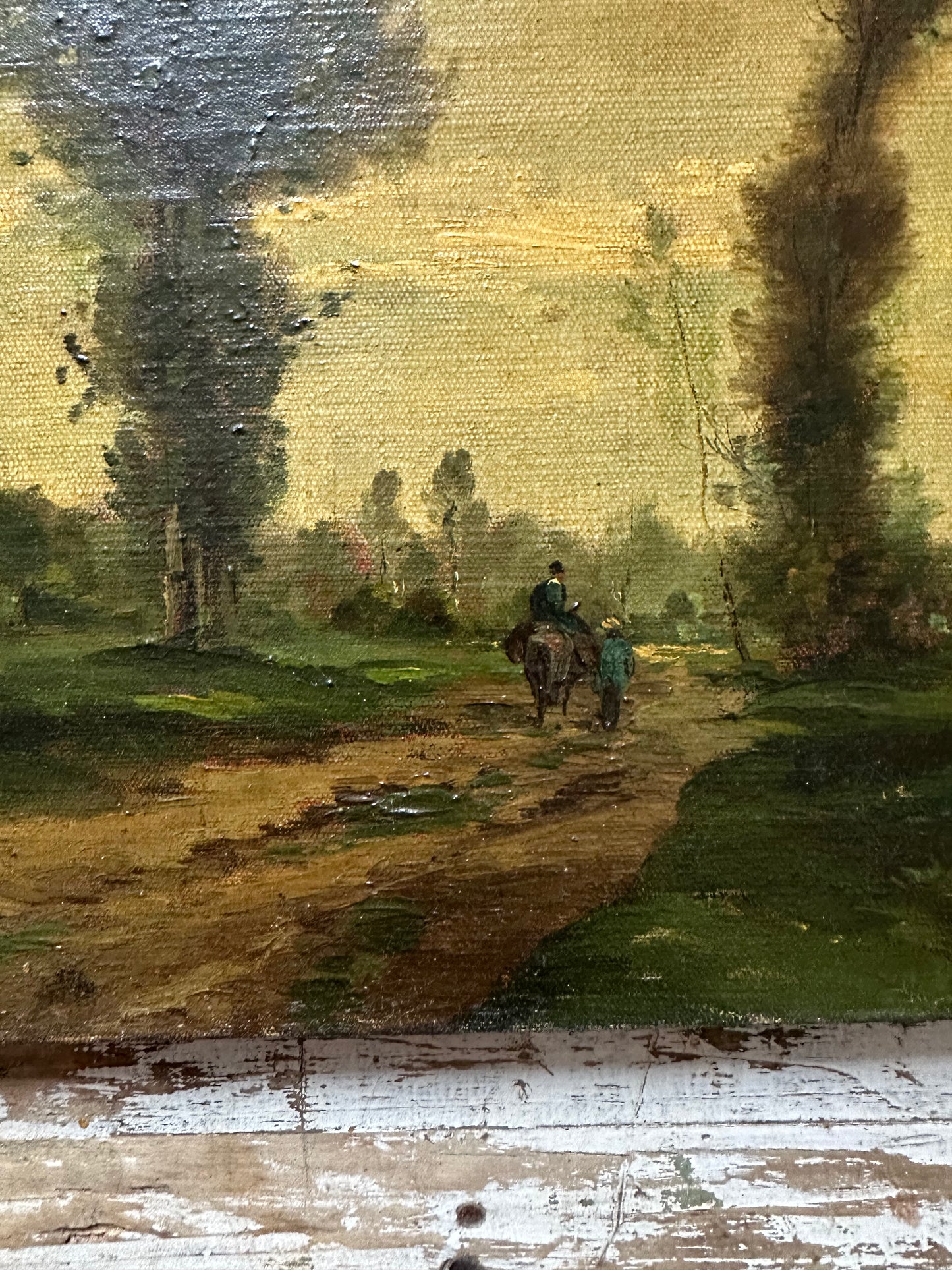 Paysage à l’huile