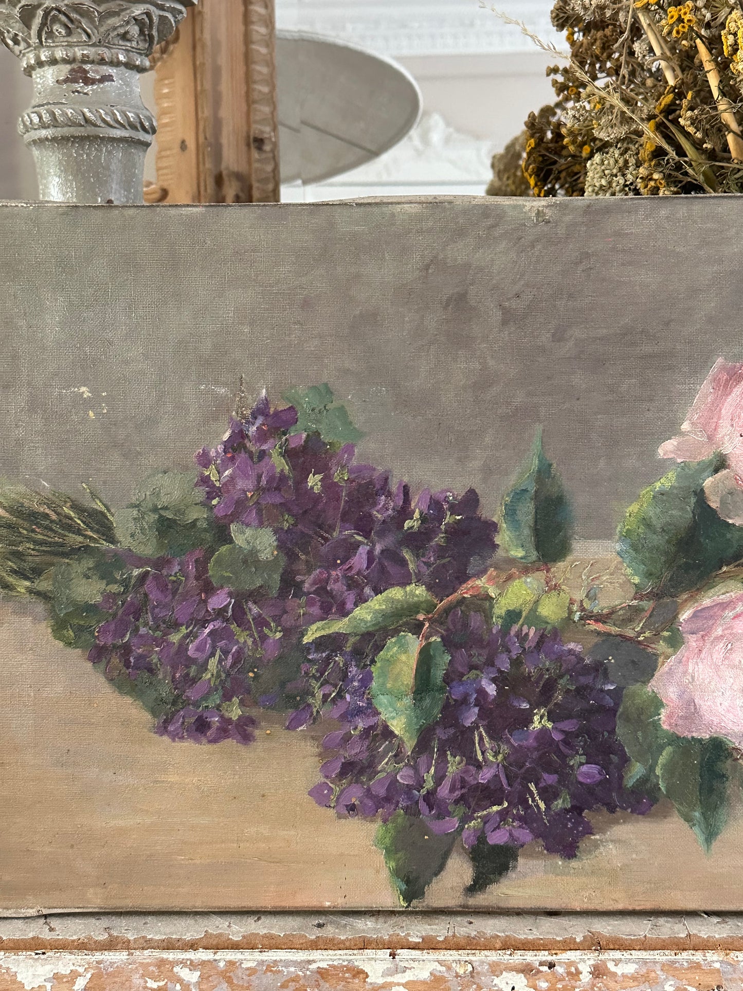 Roses et violettes