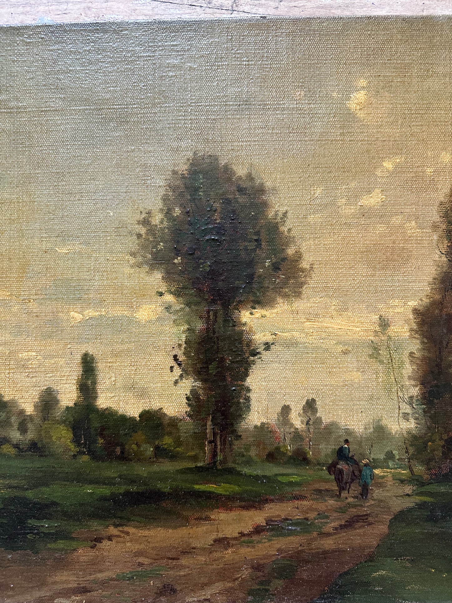 Paysage à l’huile