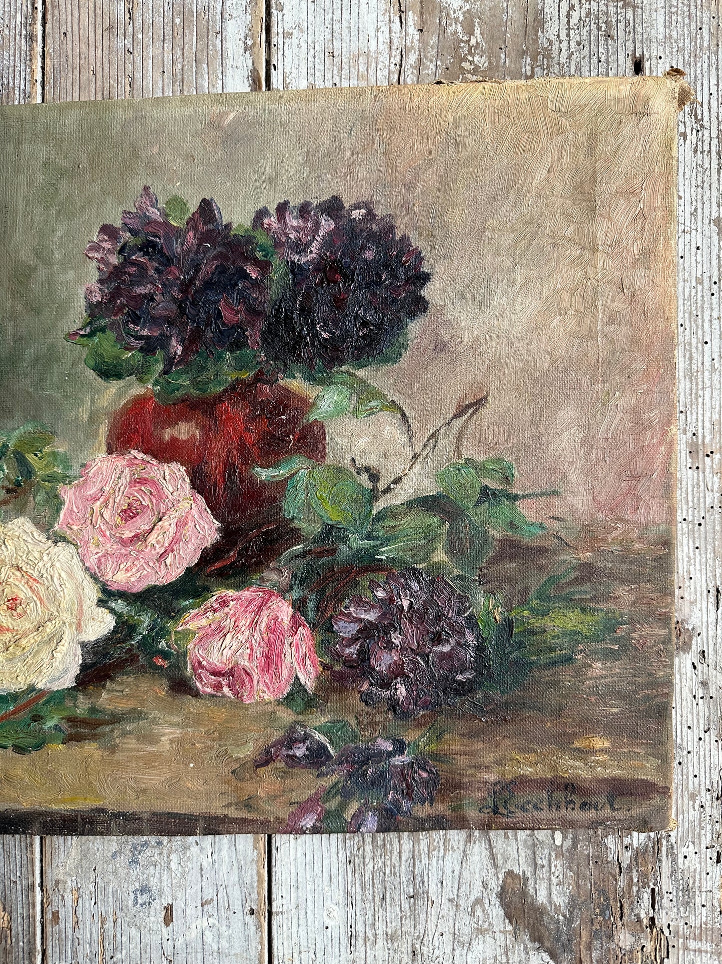 Nature morte aux roses