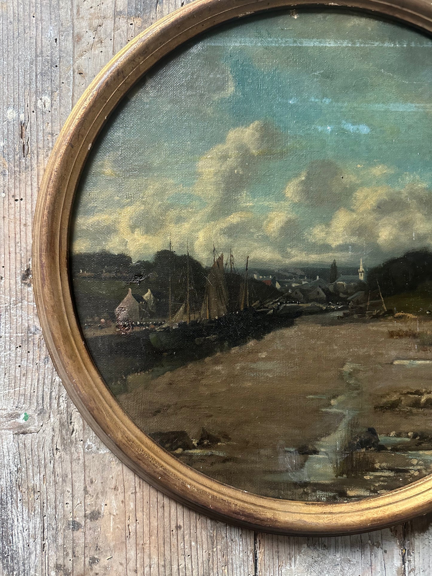 Le port à marée basse