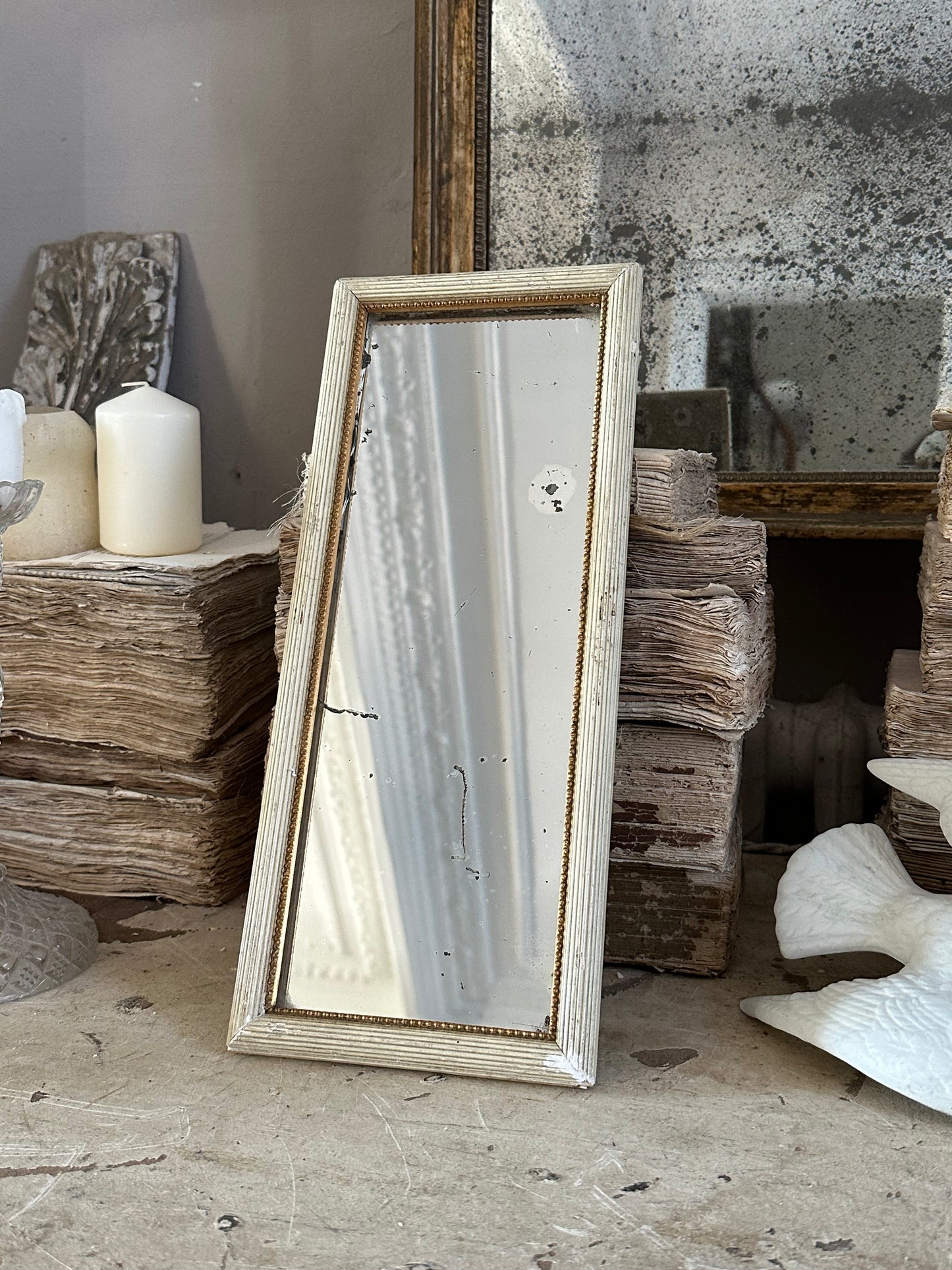 Miroir perlé