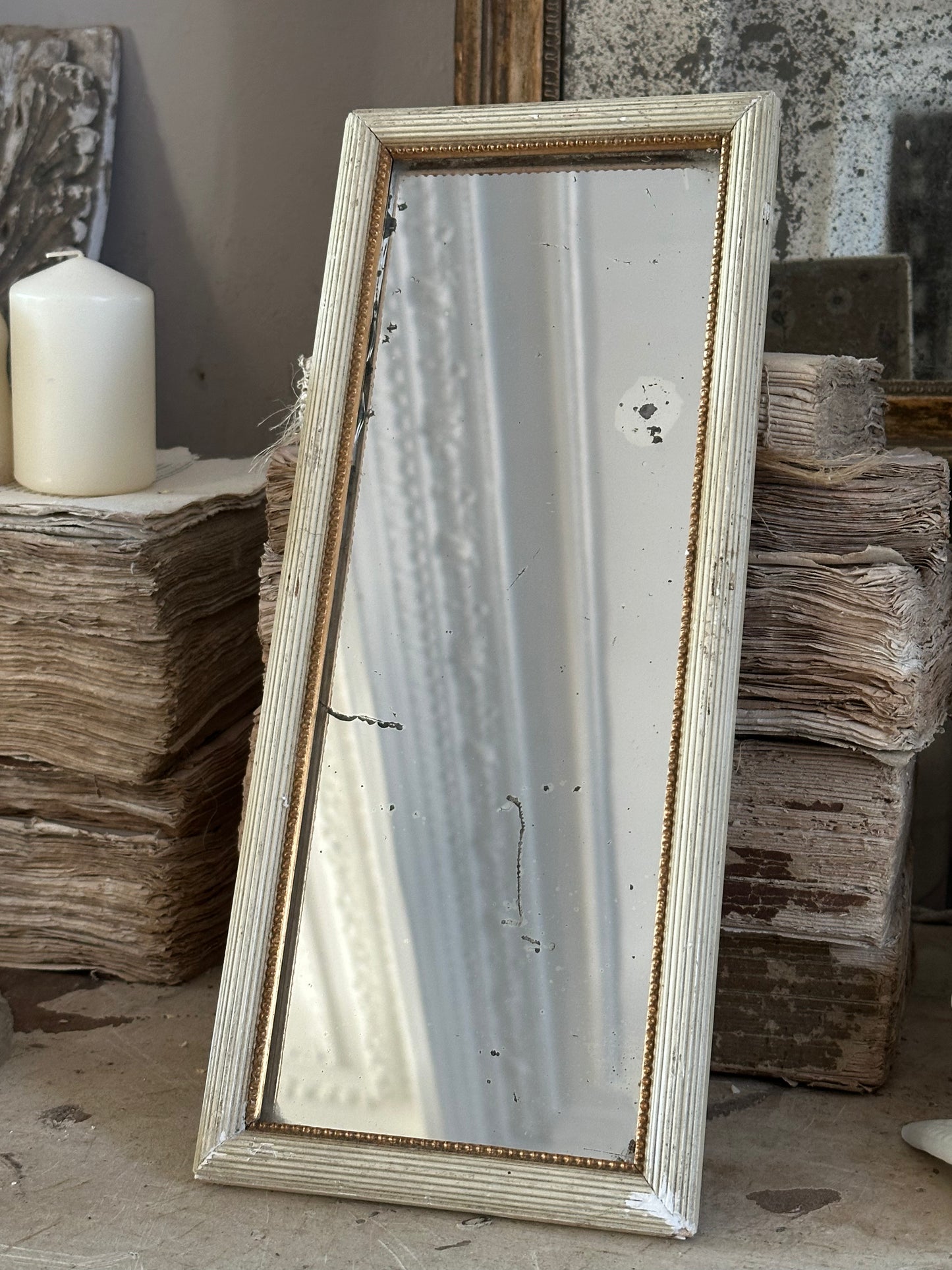Miroir perlé