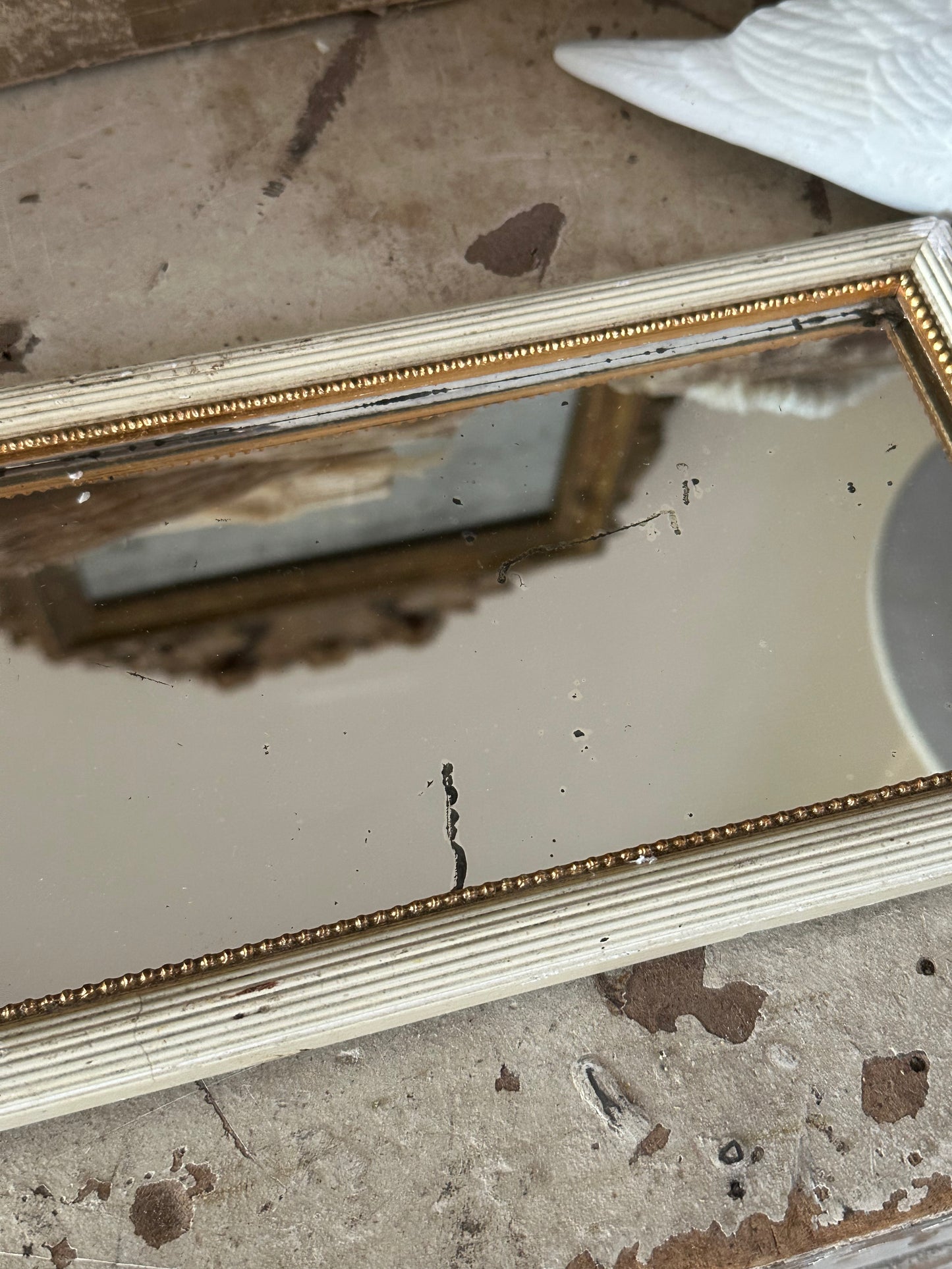 Miroir perlé