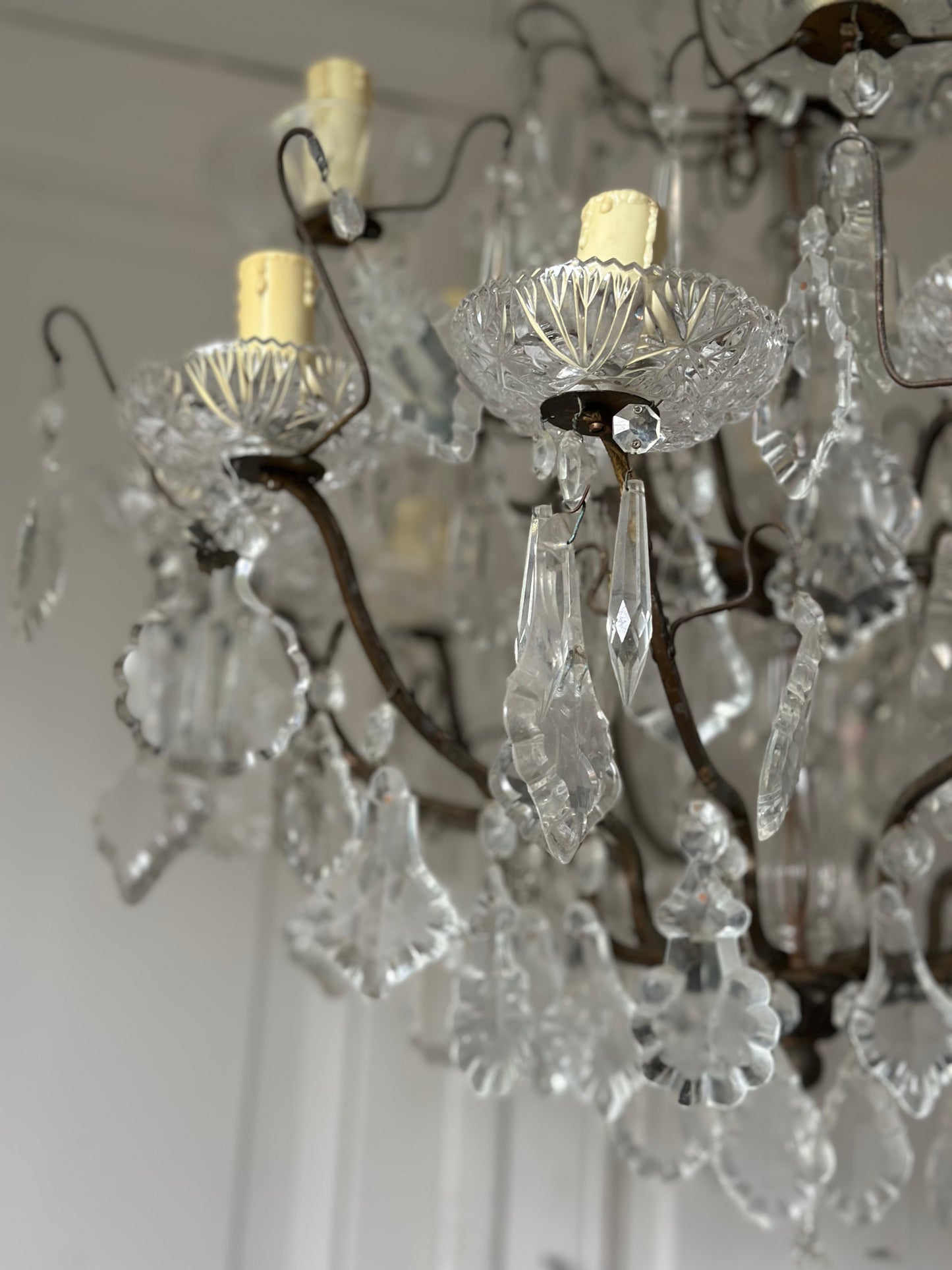Lustre en cristal 18 feux