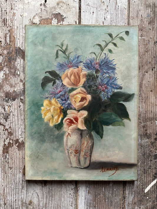 Roses et bleuets