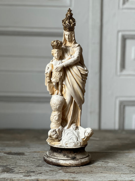 Vierge à l’enfant couronné