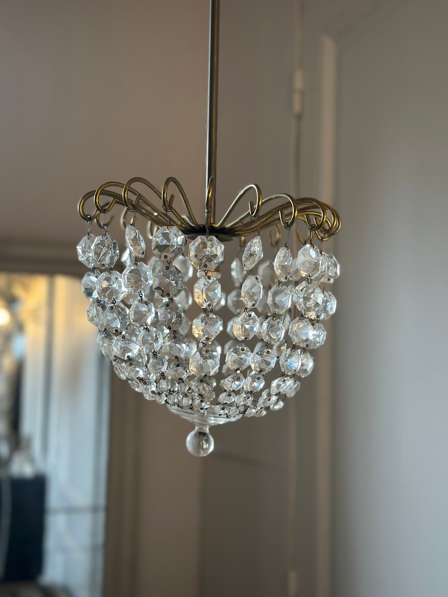Suspension cristal