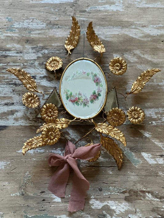 Miroir fleuri