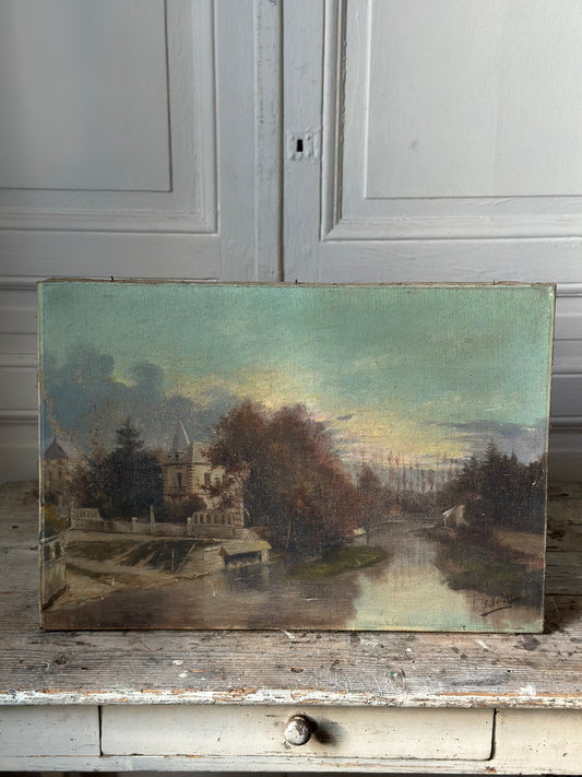 Château au bord de l’eau