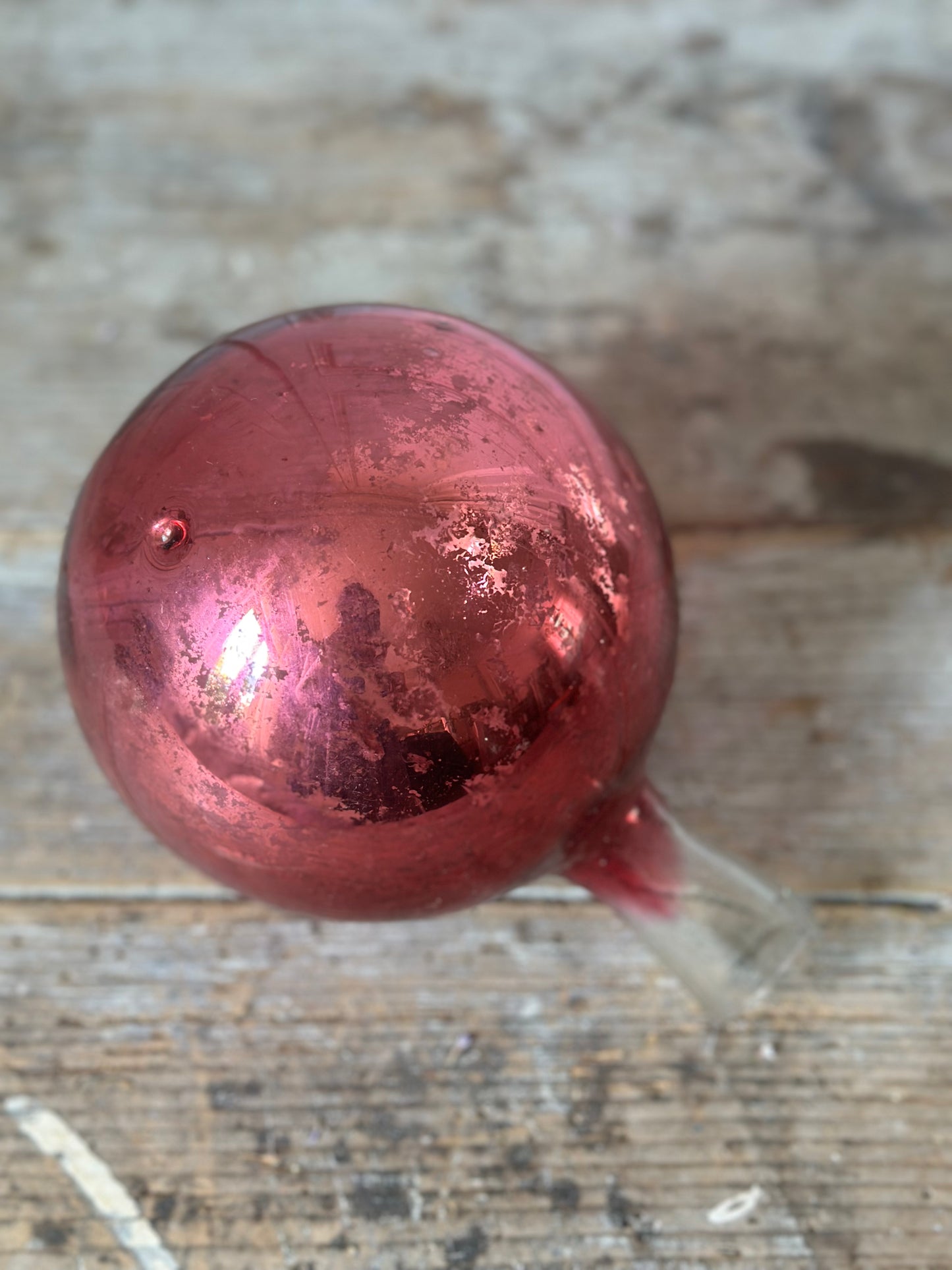 Boule rose de sorcière