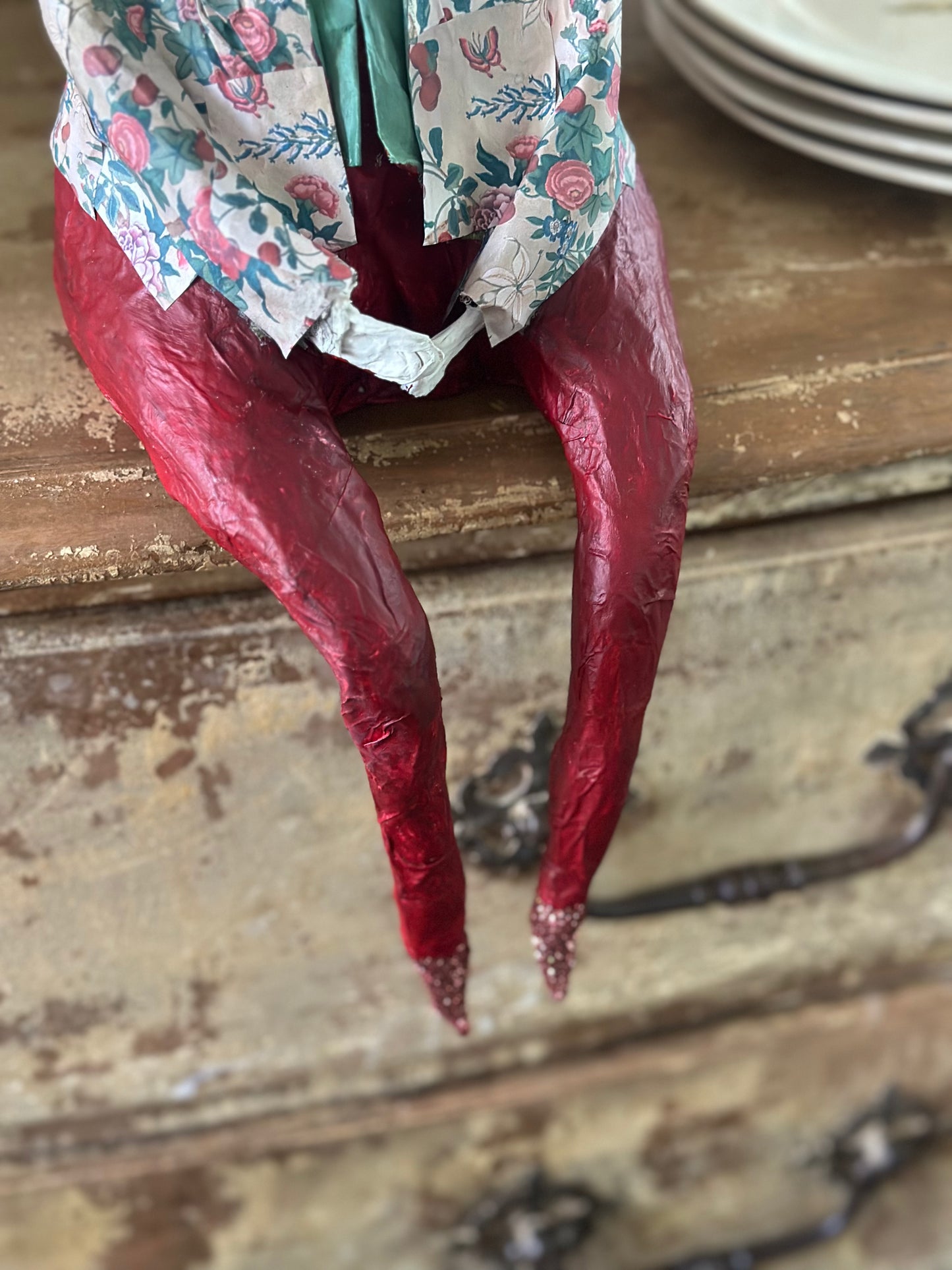Lapin à la collerette de dentelle