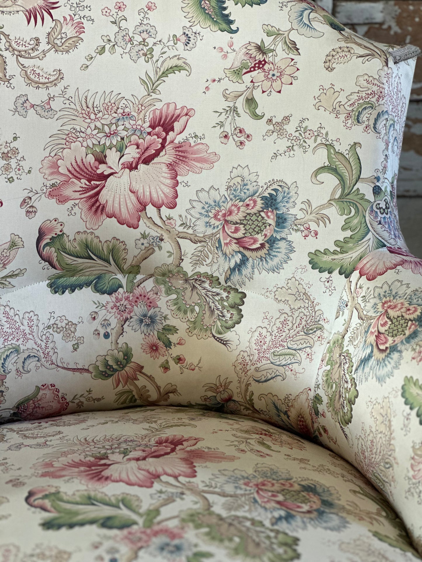 Fauteuil fleuri