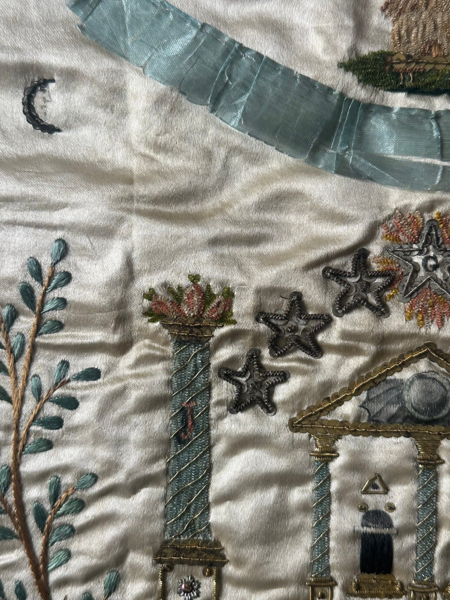 Broderie de soie