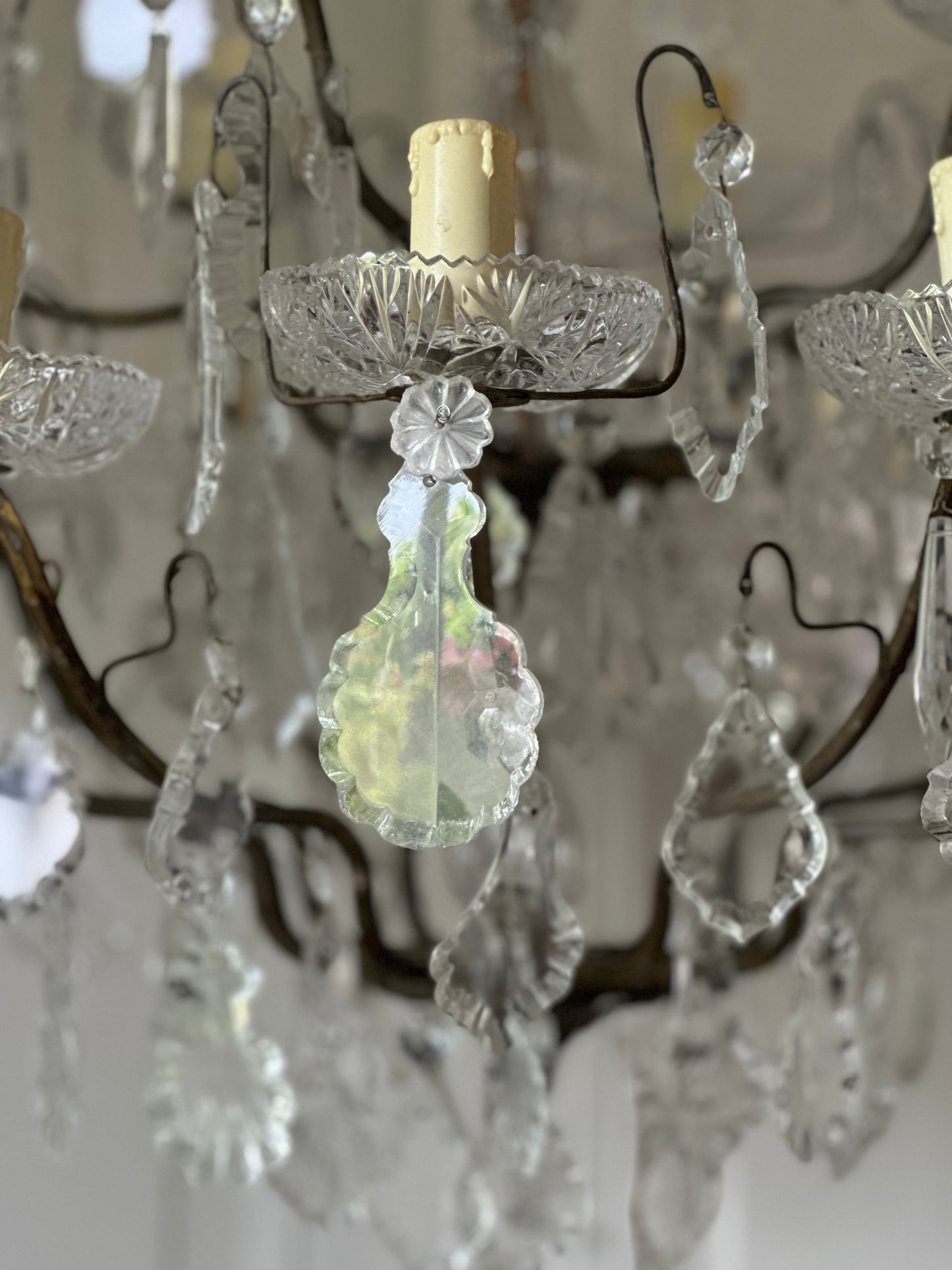 Lustre en cristal 18 feux