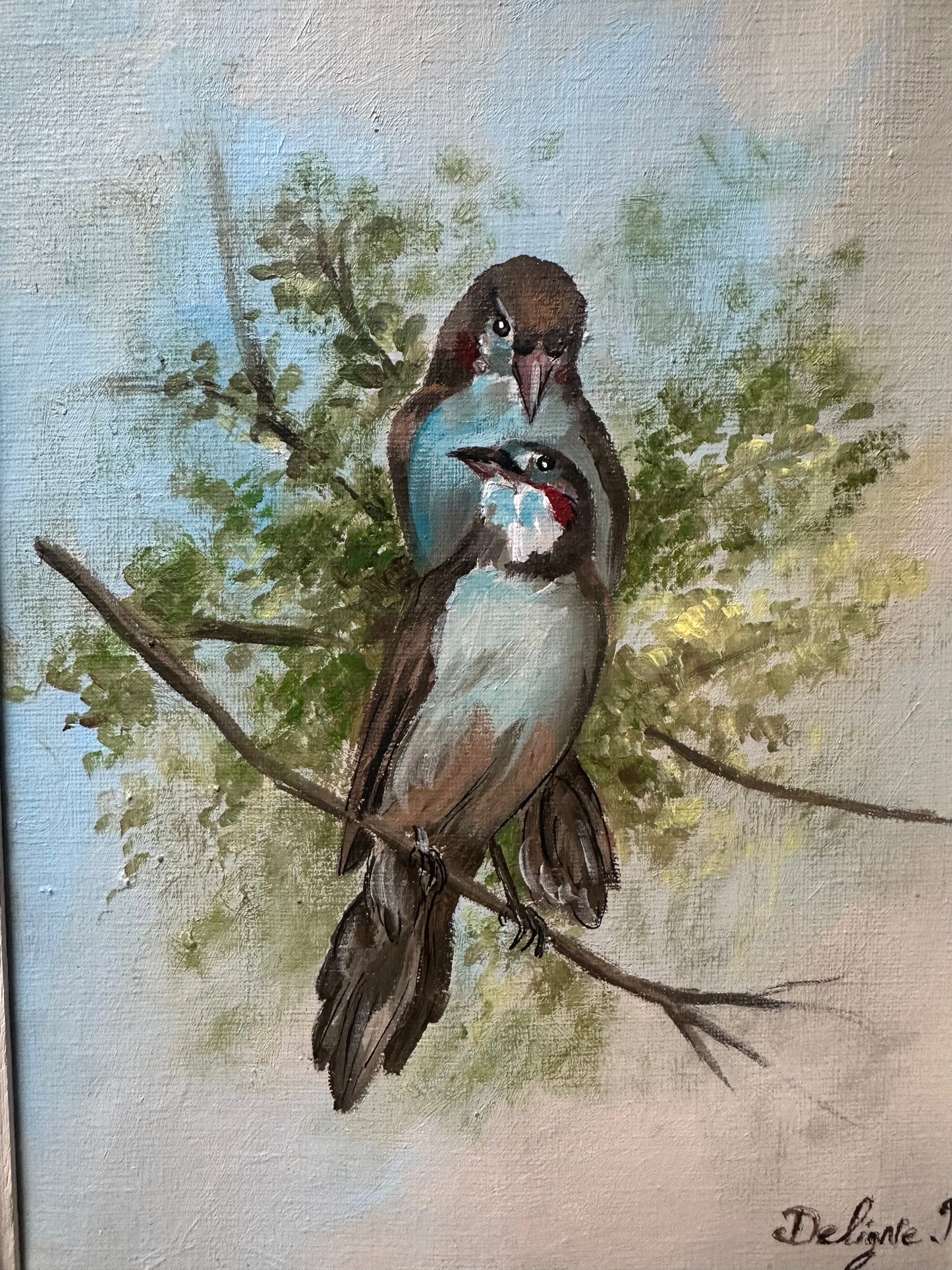 Les oiseaux bleus