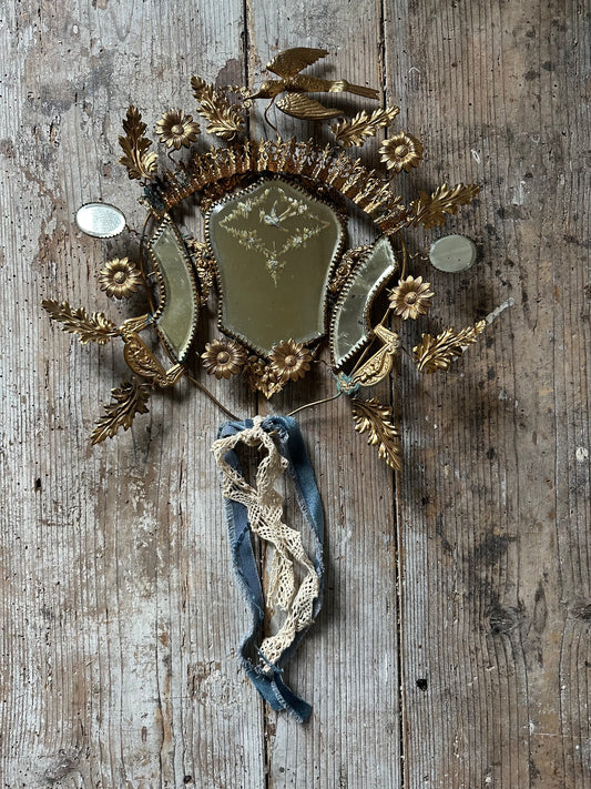 Miroir à la colombe bleue