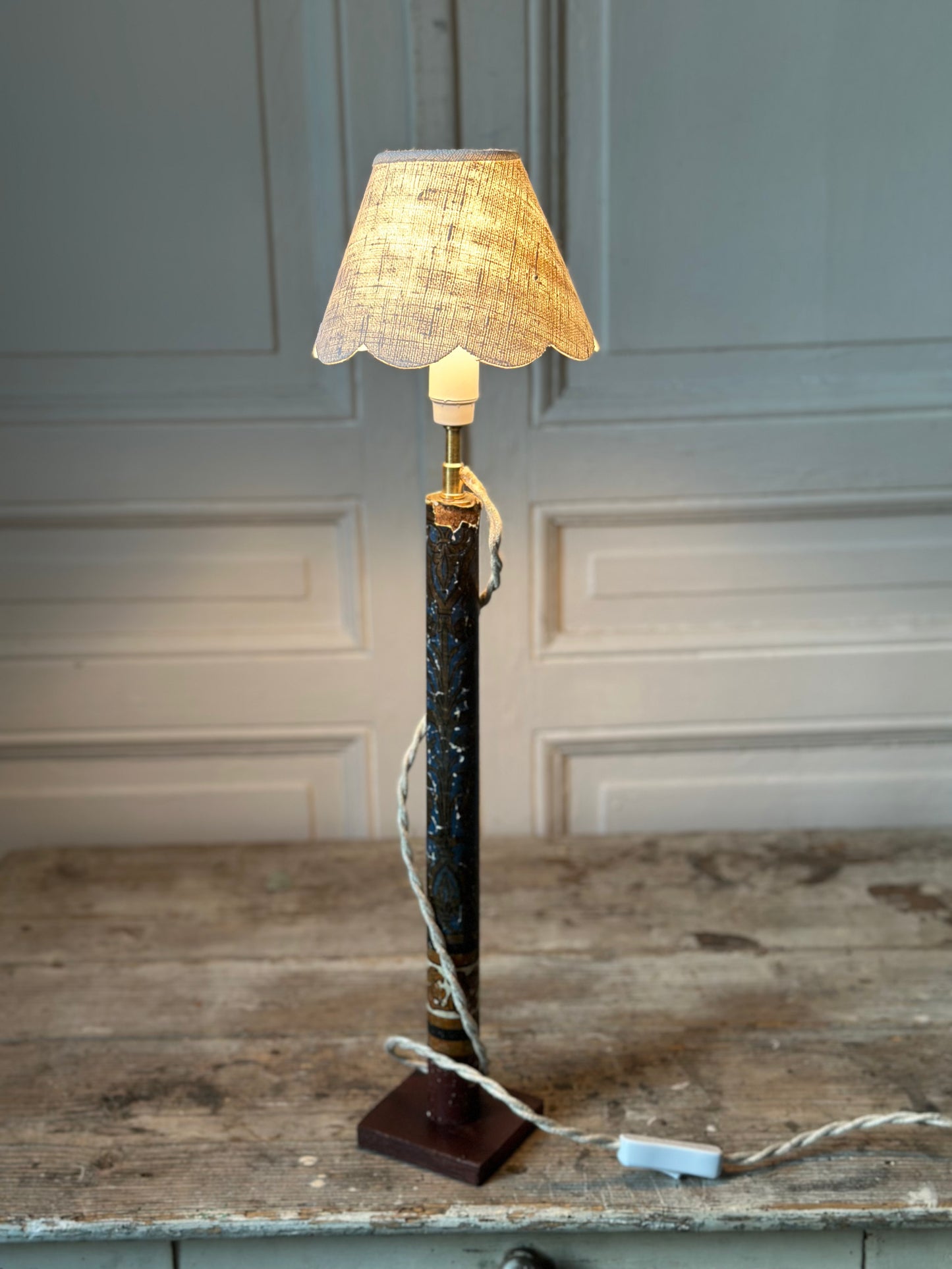 Lampe porte cierge