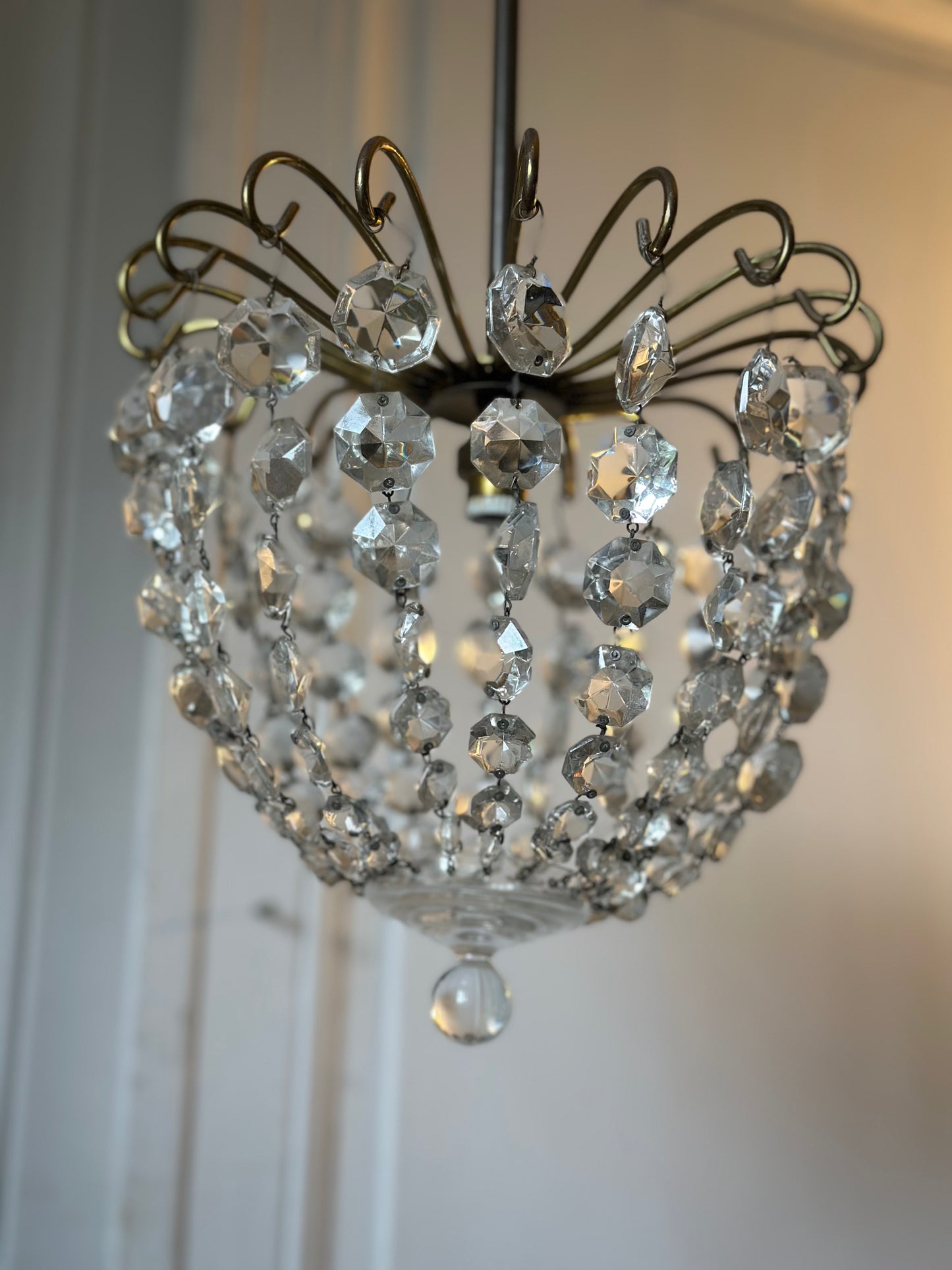Suspension cristal