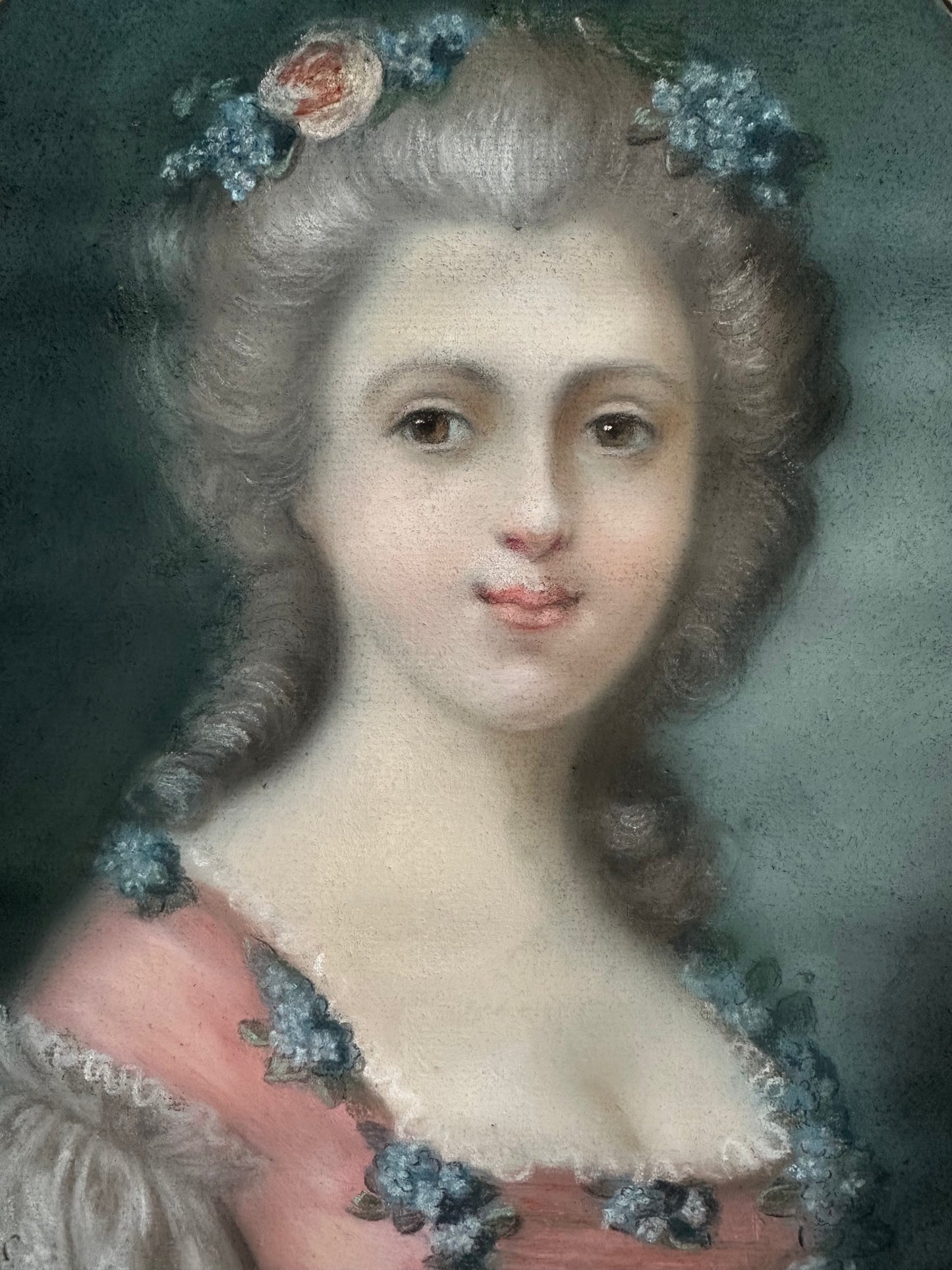 Portrait au pastel