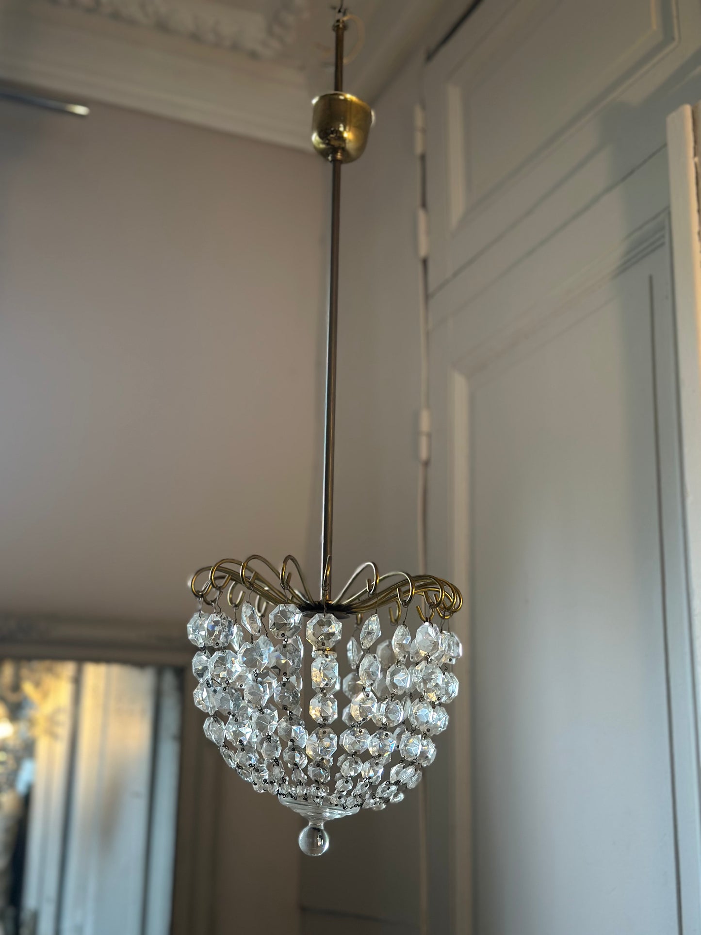 Suspension cristal