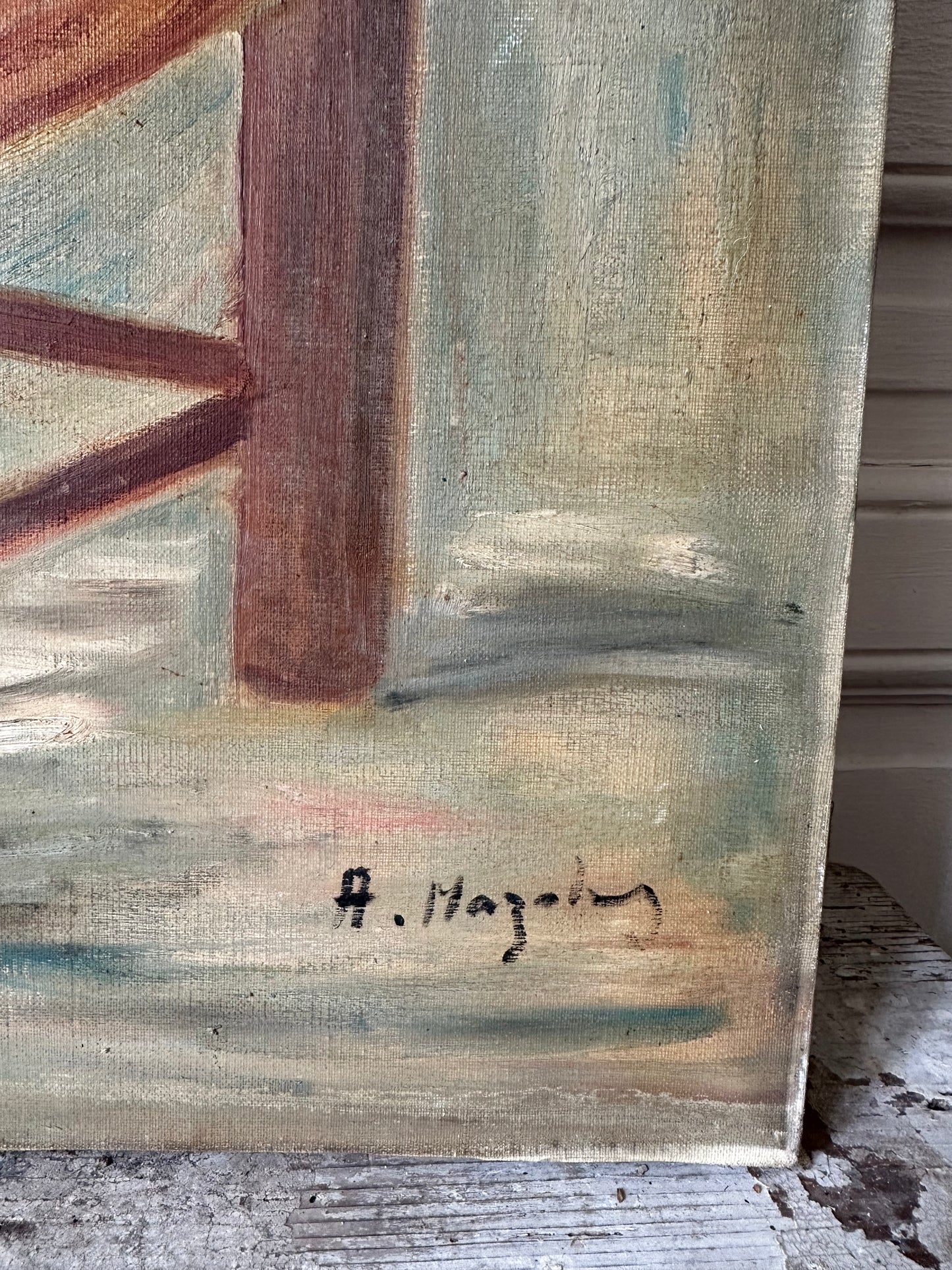 Bouquet sur la chaise