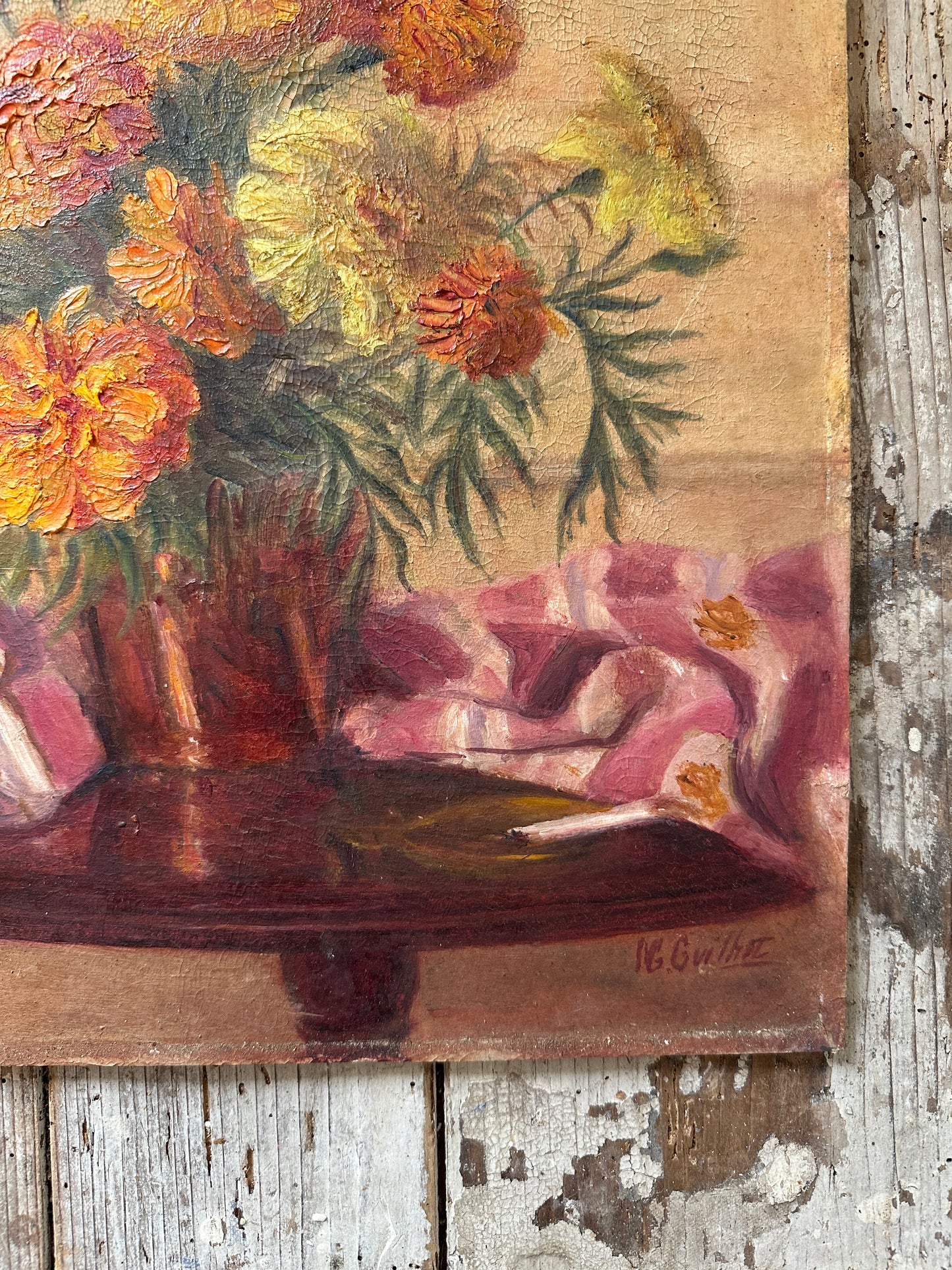 Le bouquet orangé