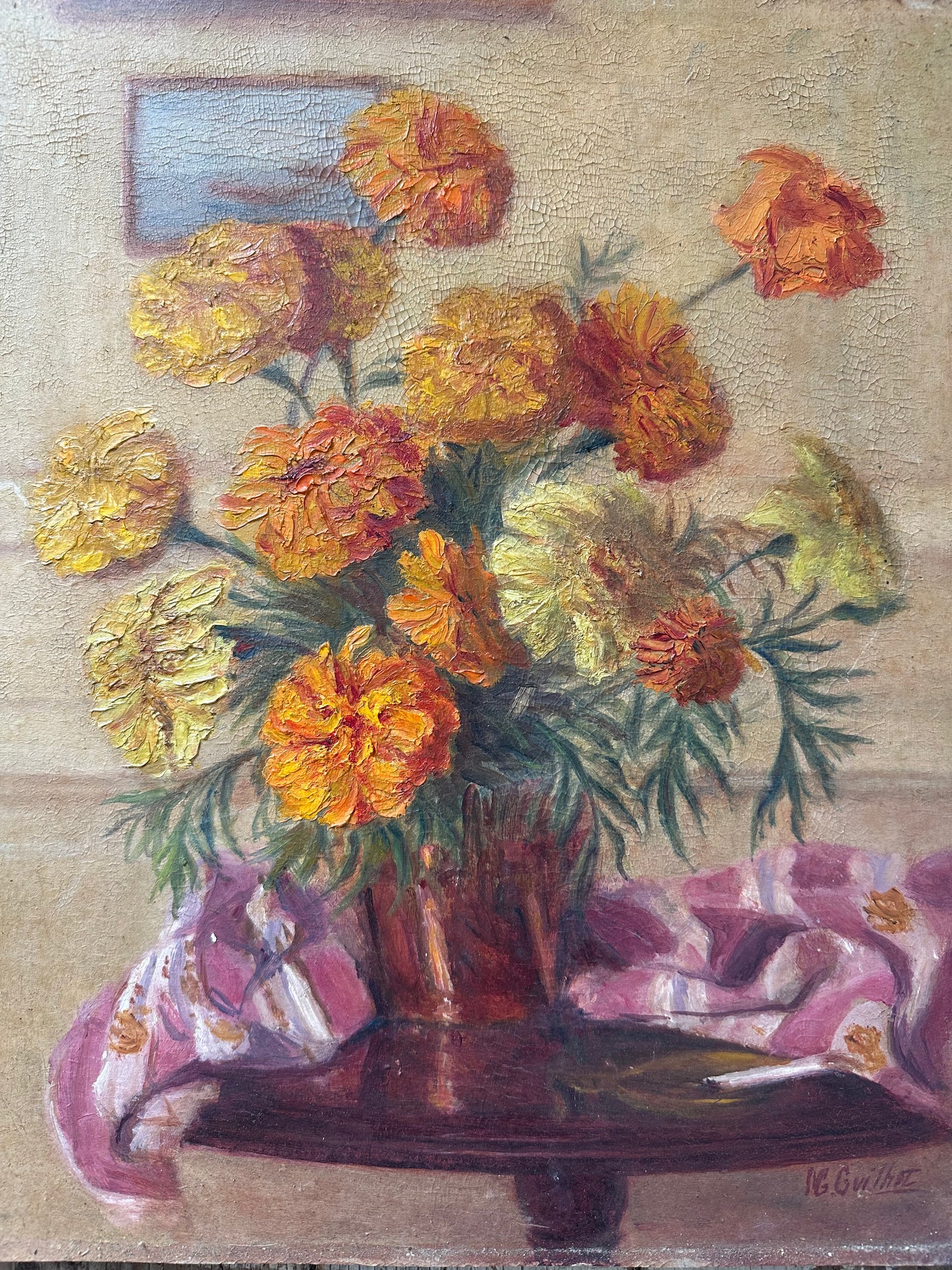 Le bouquet orangé
