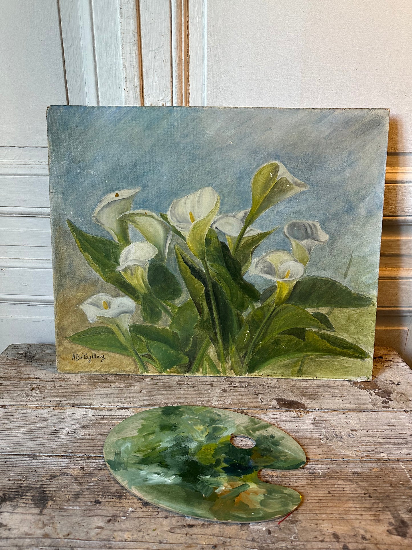 Les arums de l’atelier