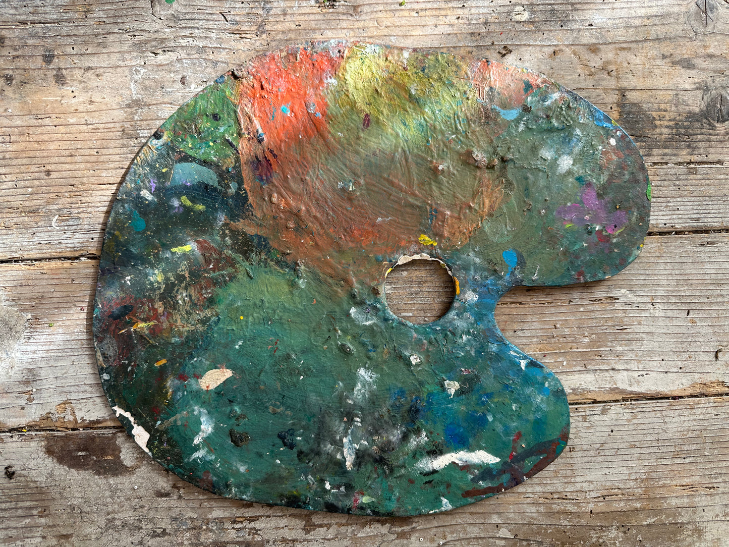 Palette de géraniums