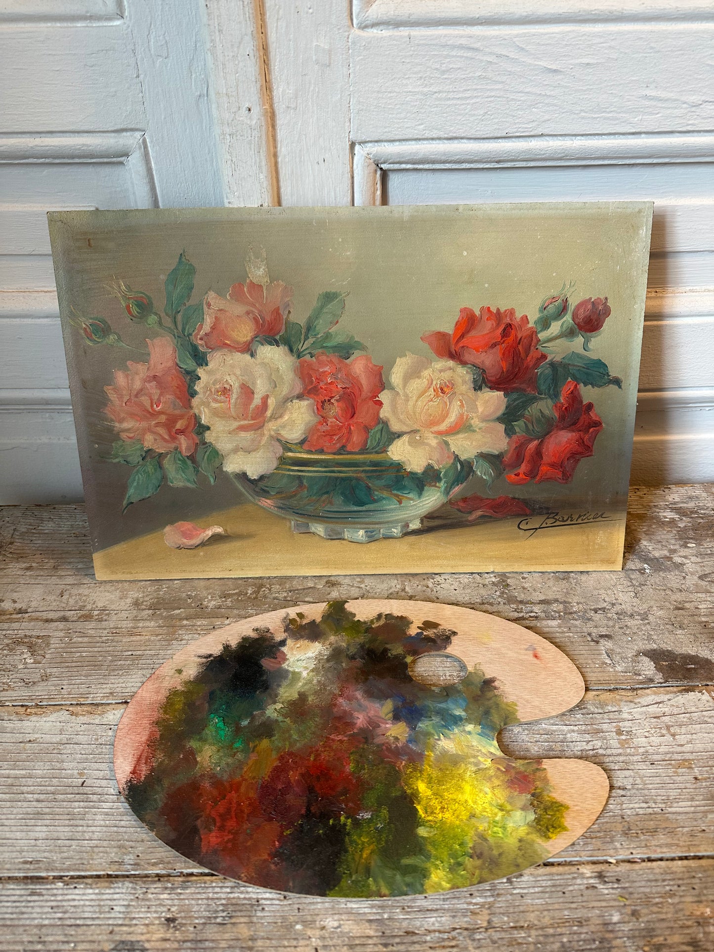 Les roses de l’artiste