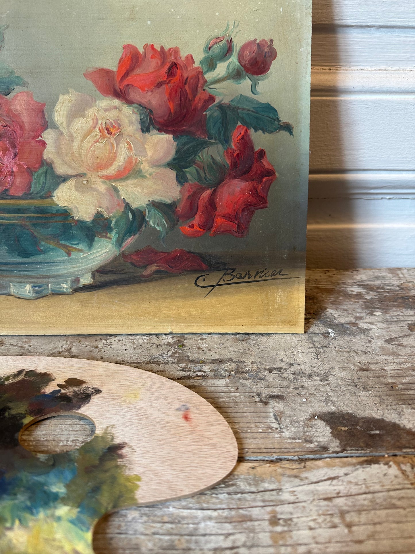 Les roses de l’artiste