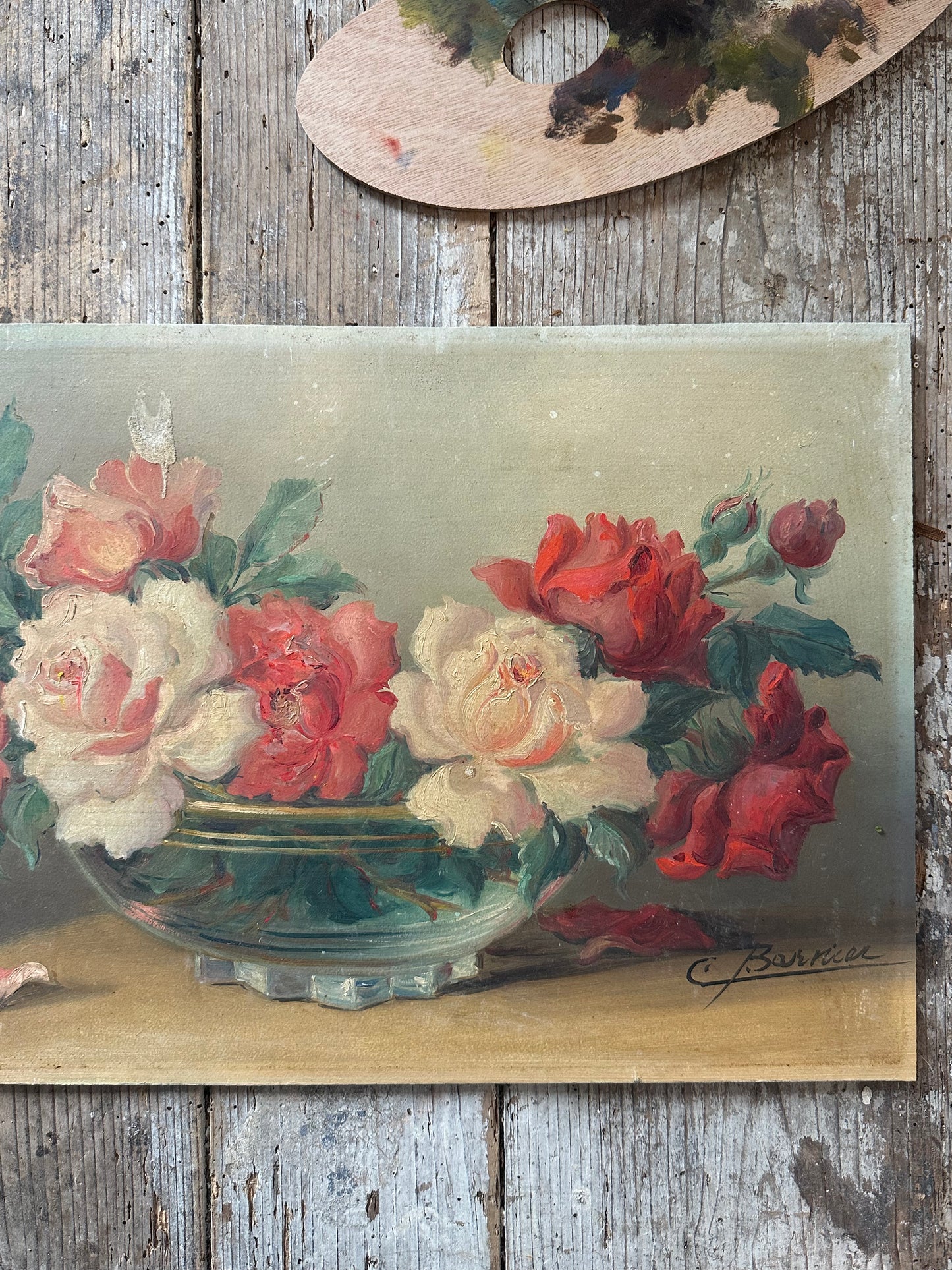 Les roses de l’artiste