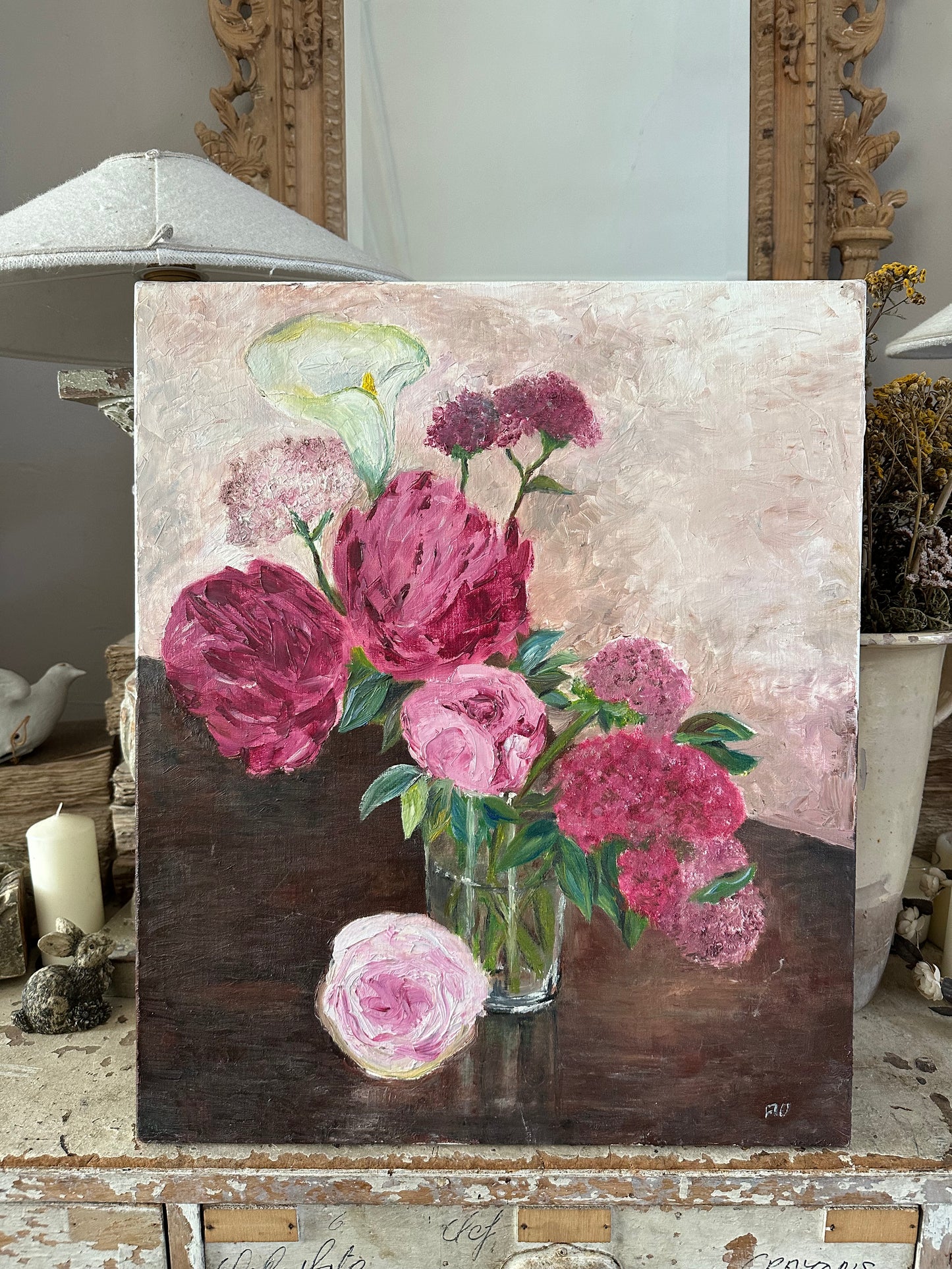 Les pivoines roses