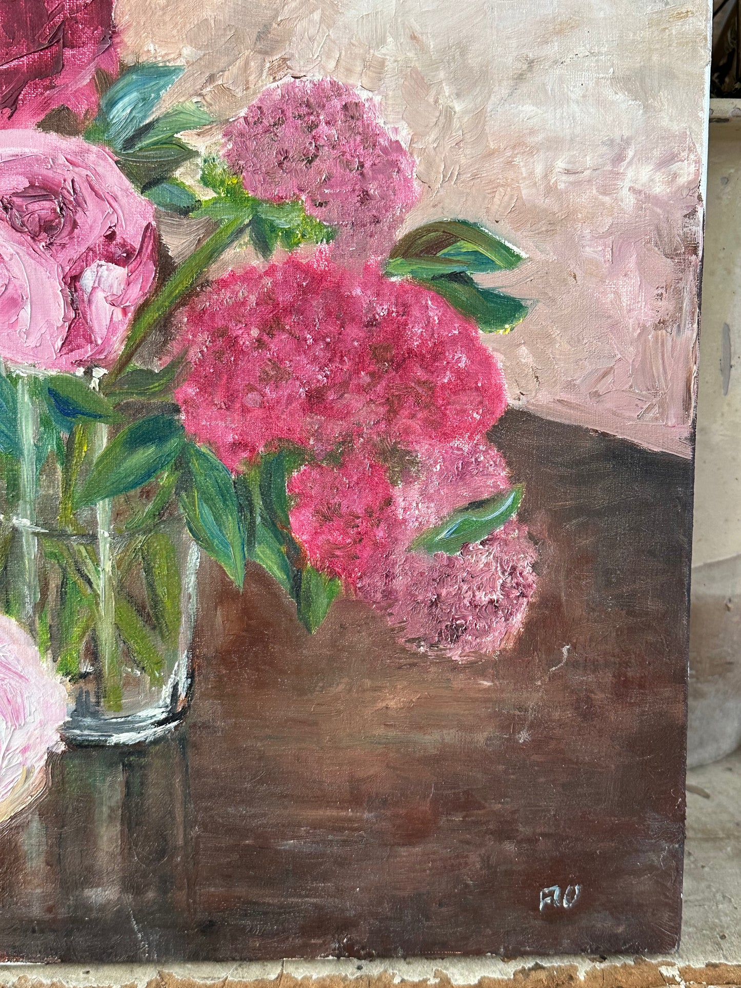 Les pivoines roses