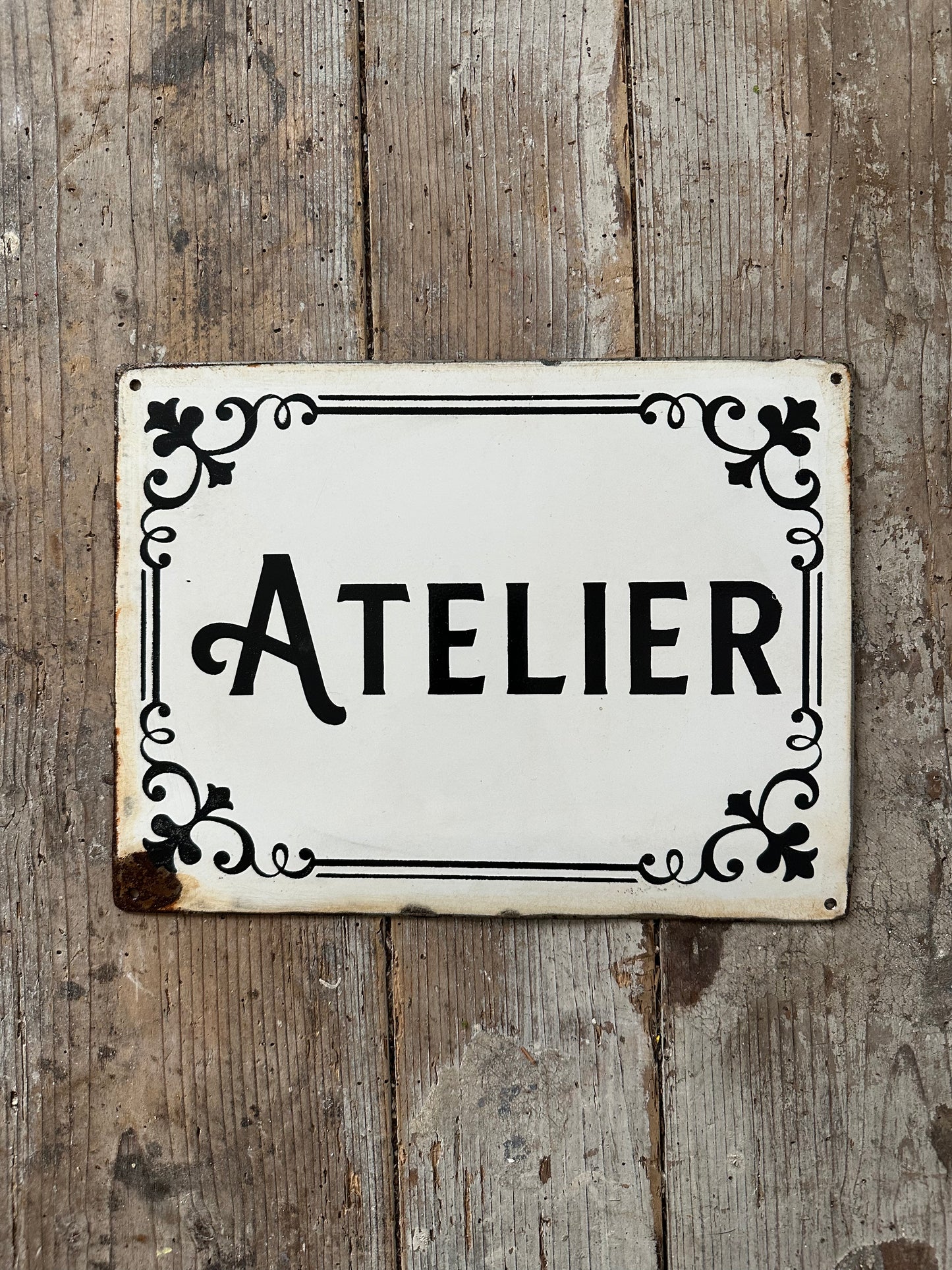 Plaque atelier