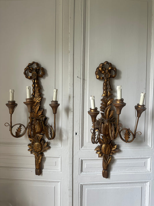 Paire d’appliques