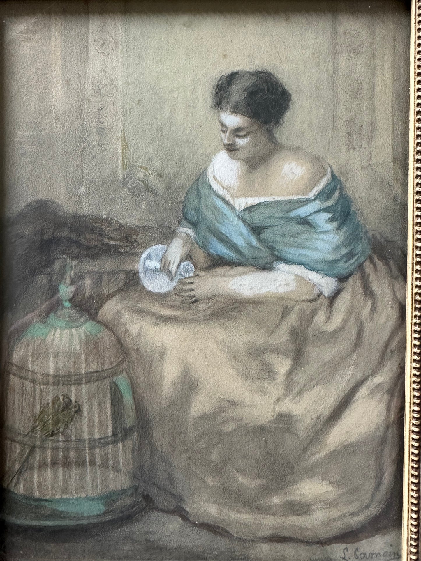 L’oiseau en cage