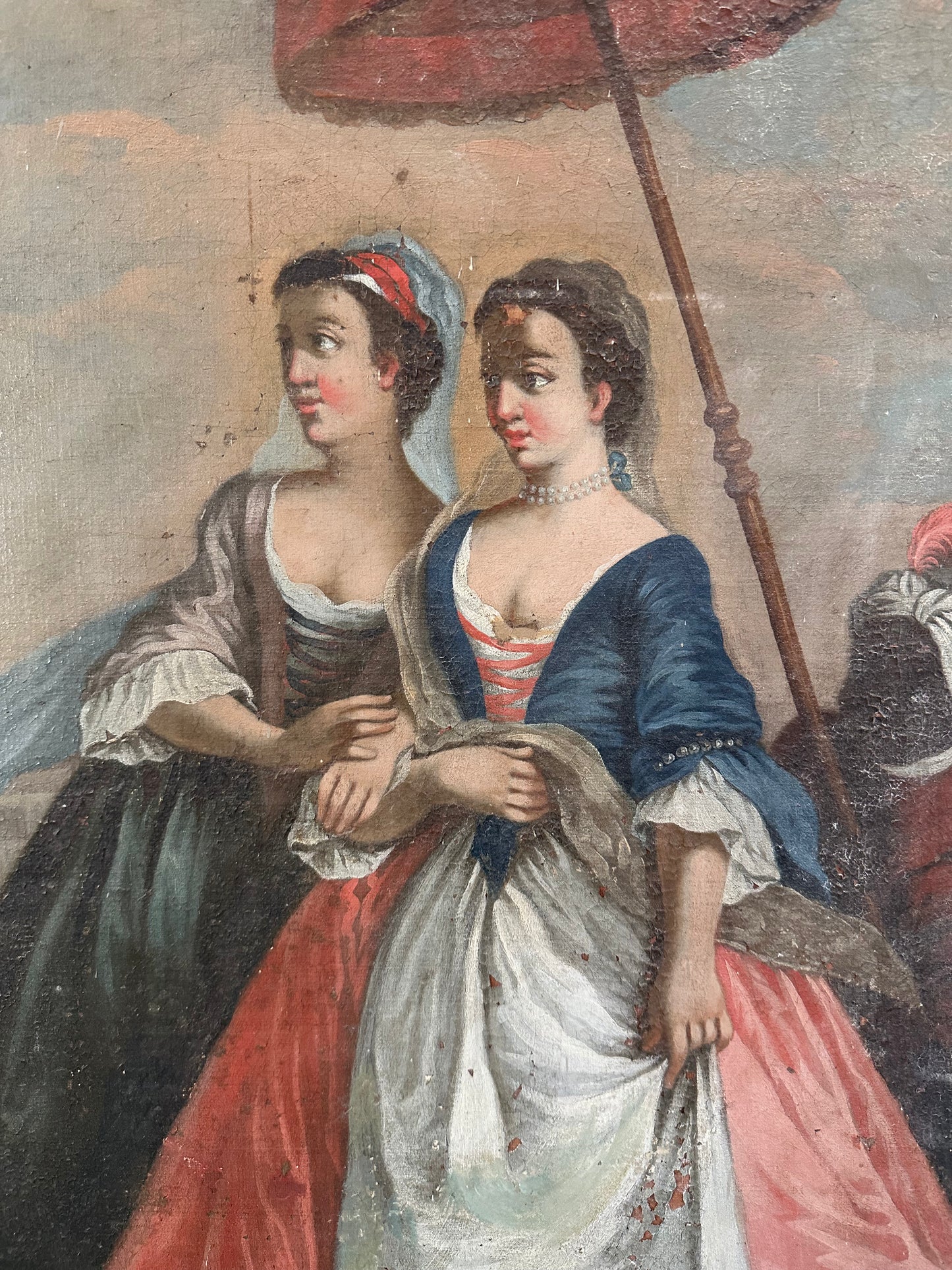 Les élégantes à l’ombrelle