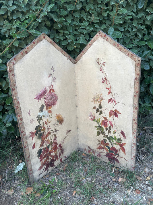 Paravent fleuri