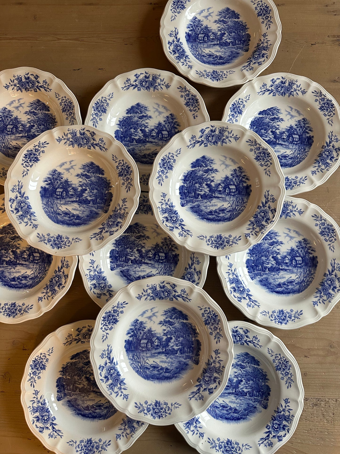 12 assiettes creuses