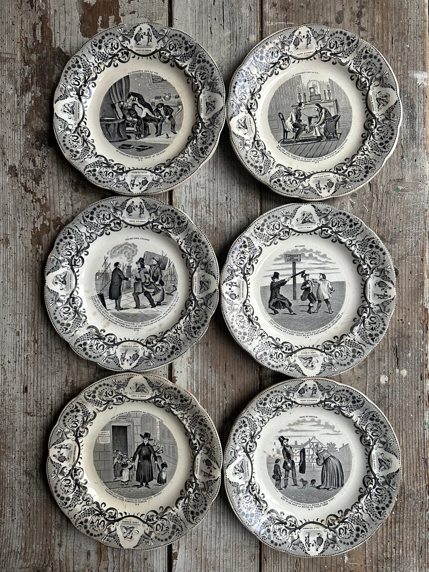 Assiettes Gien