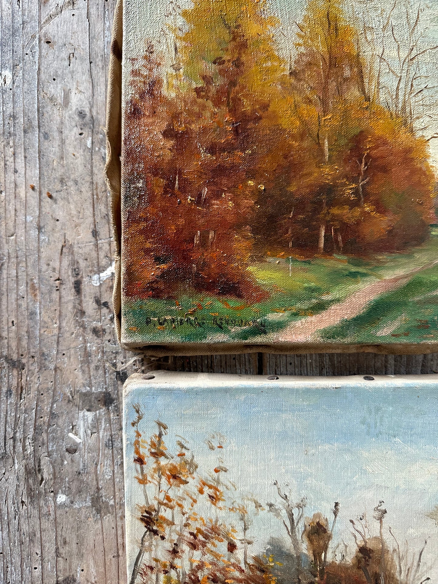 Paire de paysages