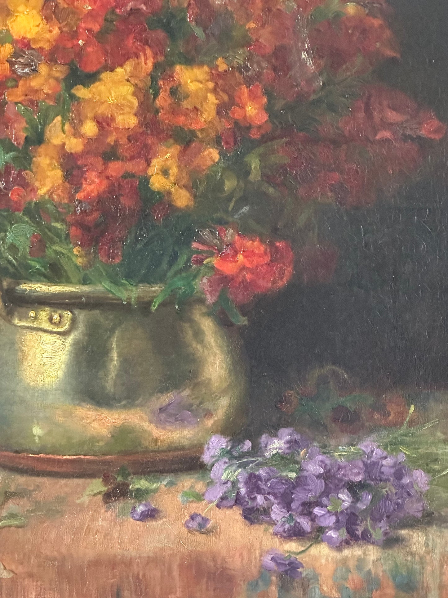 Bouquet aux violettes