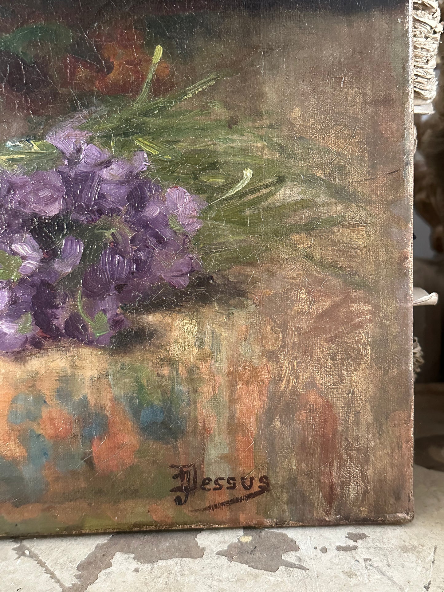 Bouquet aux violettes
