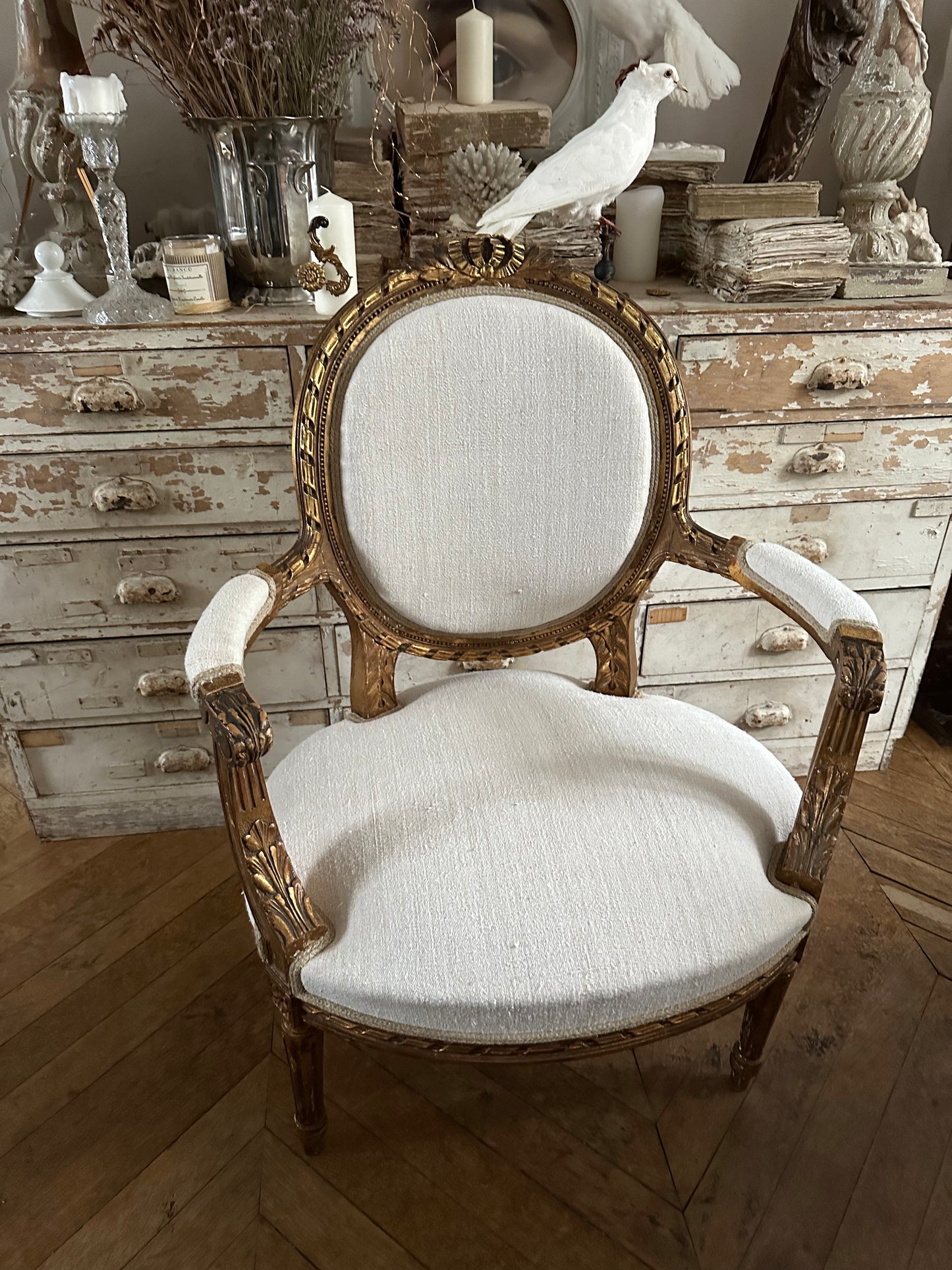 Fauteuil médaillon